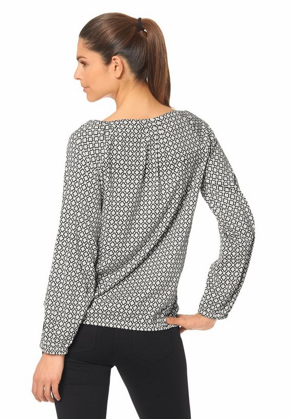 BRUNO BANANI Blouse met kraagstrik in set van 2 BRUNO BANANI Blouse met kraagstrik in set van 2