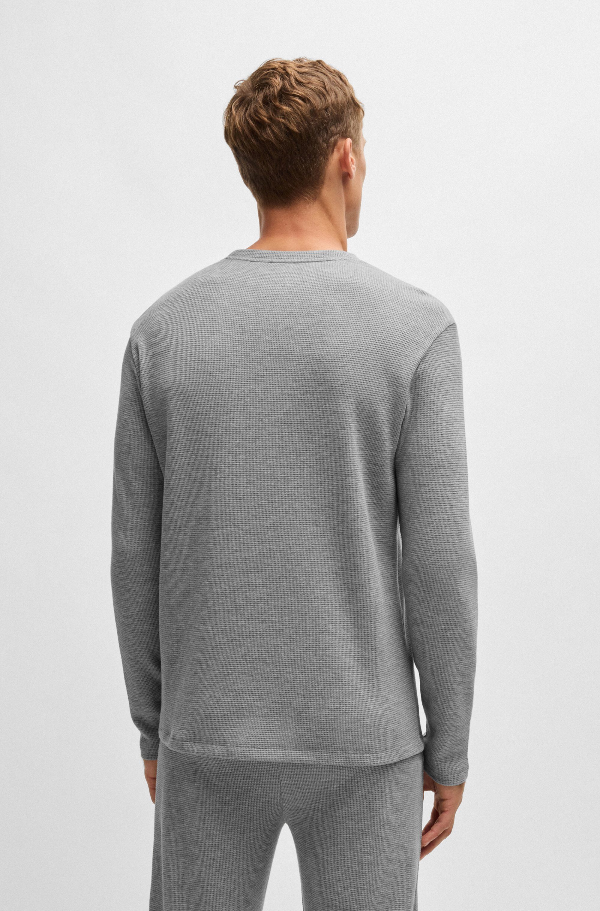 BOSS Pyjama top Waffle LS-Shirt