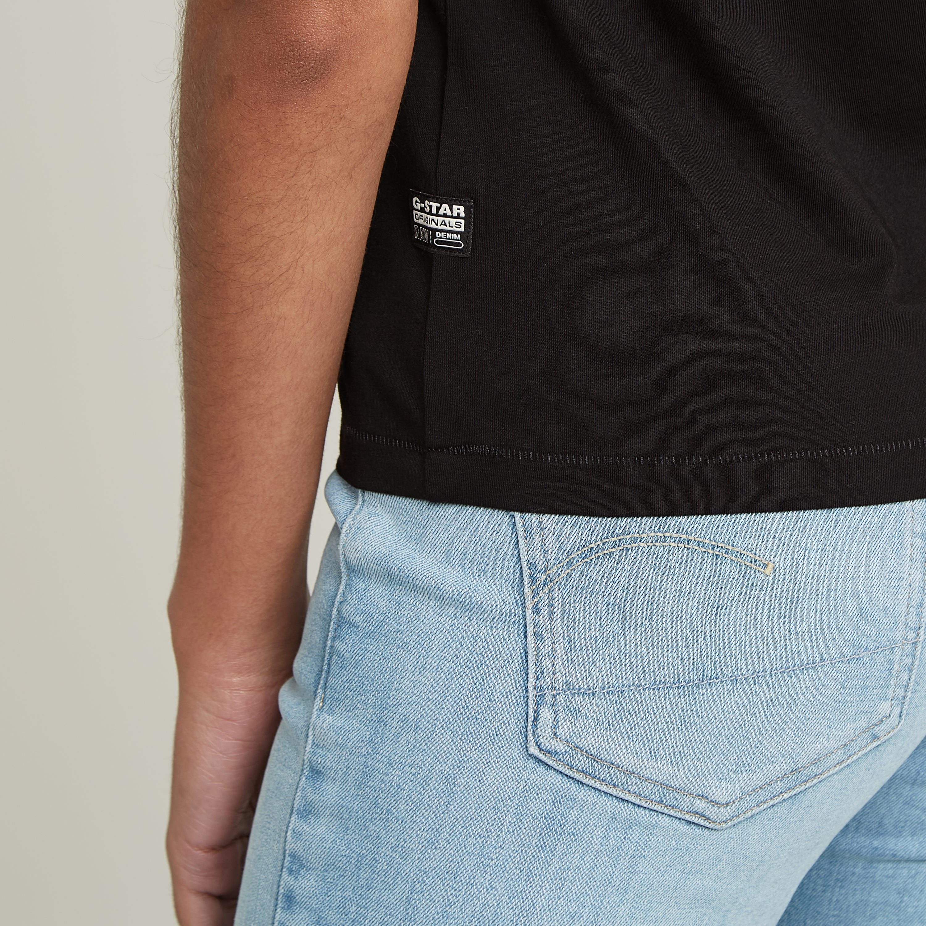 G-Star RAW T-shirt Nifous met klein logoborduursel