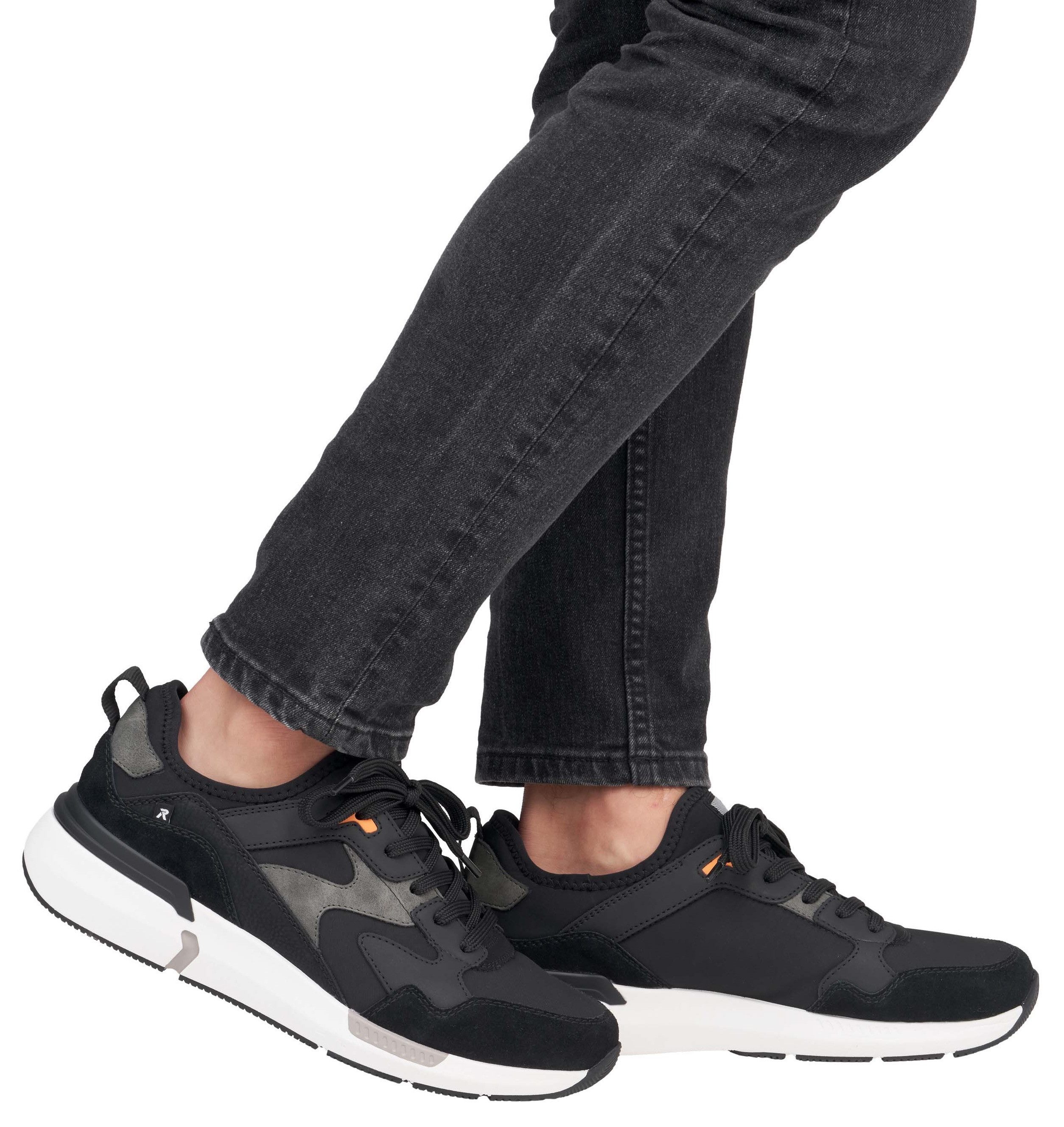 RIEKER Sport Slip-on sneakers , vrijetijdsschoen, lage schoen, instapschoen met elastische instap