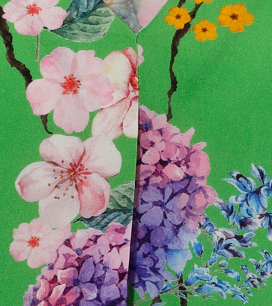 Aniston CASUAL Blouse zonder sluiting met kleurharmonische bloemdruprint - nieuwe collectie