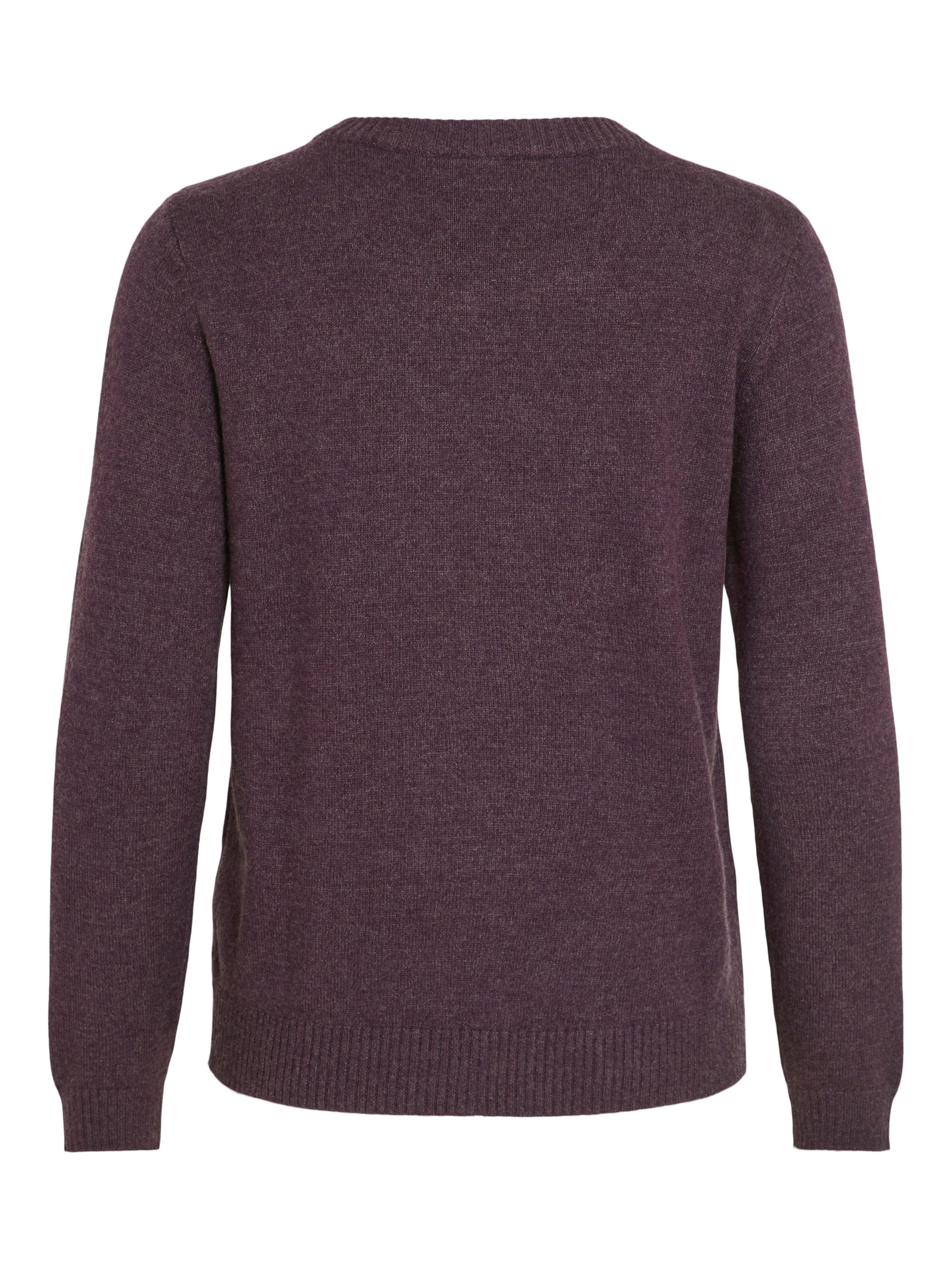 Vila Trui met ronde hals VIRIL O-NECK L S KNIT TOP NOOS