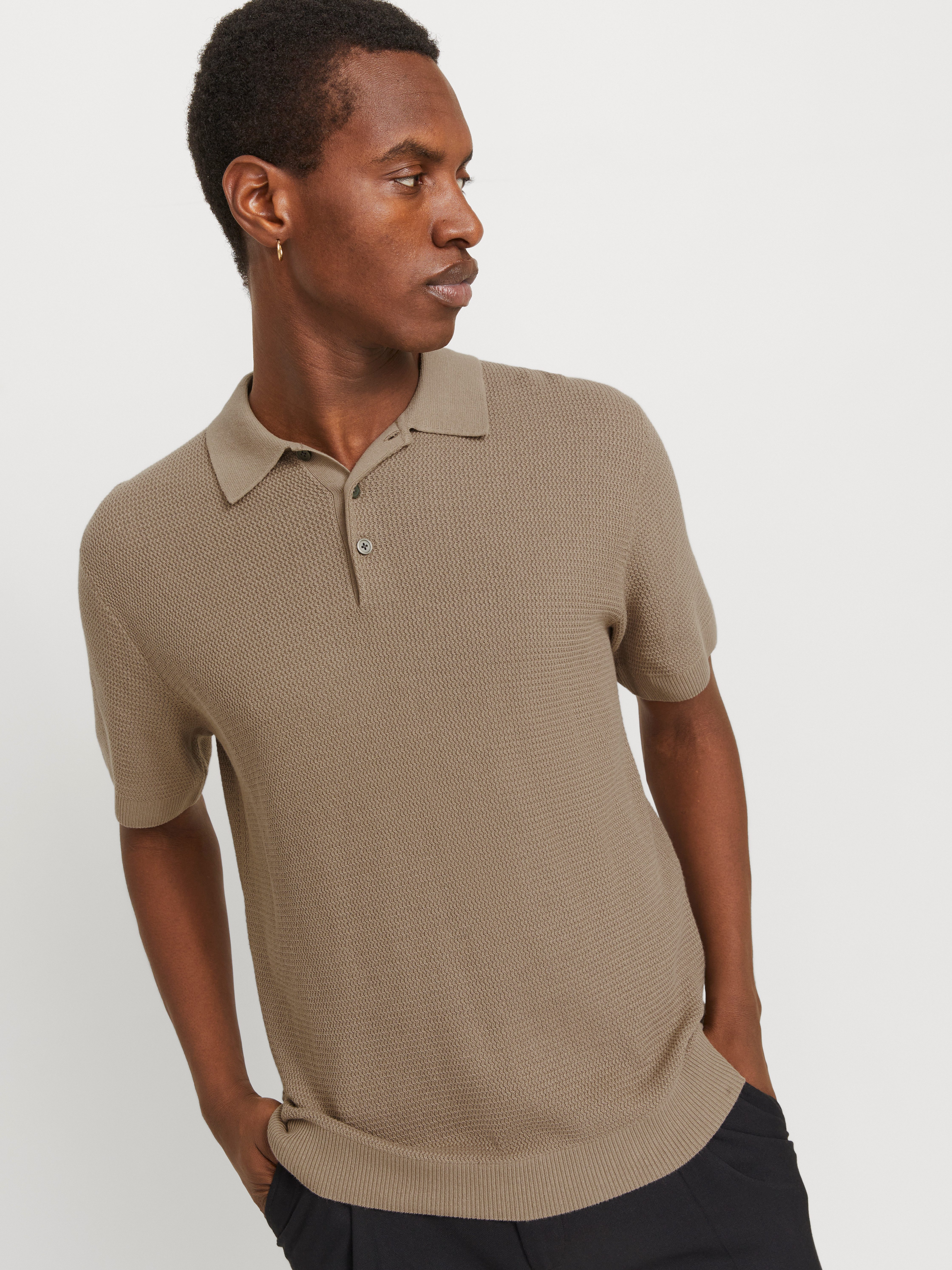 Jack & Jones Trui met polokraag JPRCCCOOPER KNIT POLO SS SN
