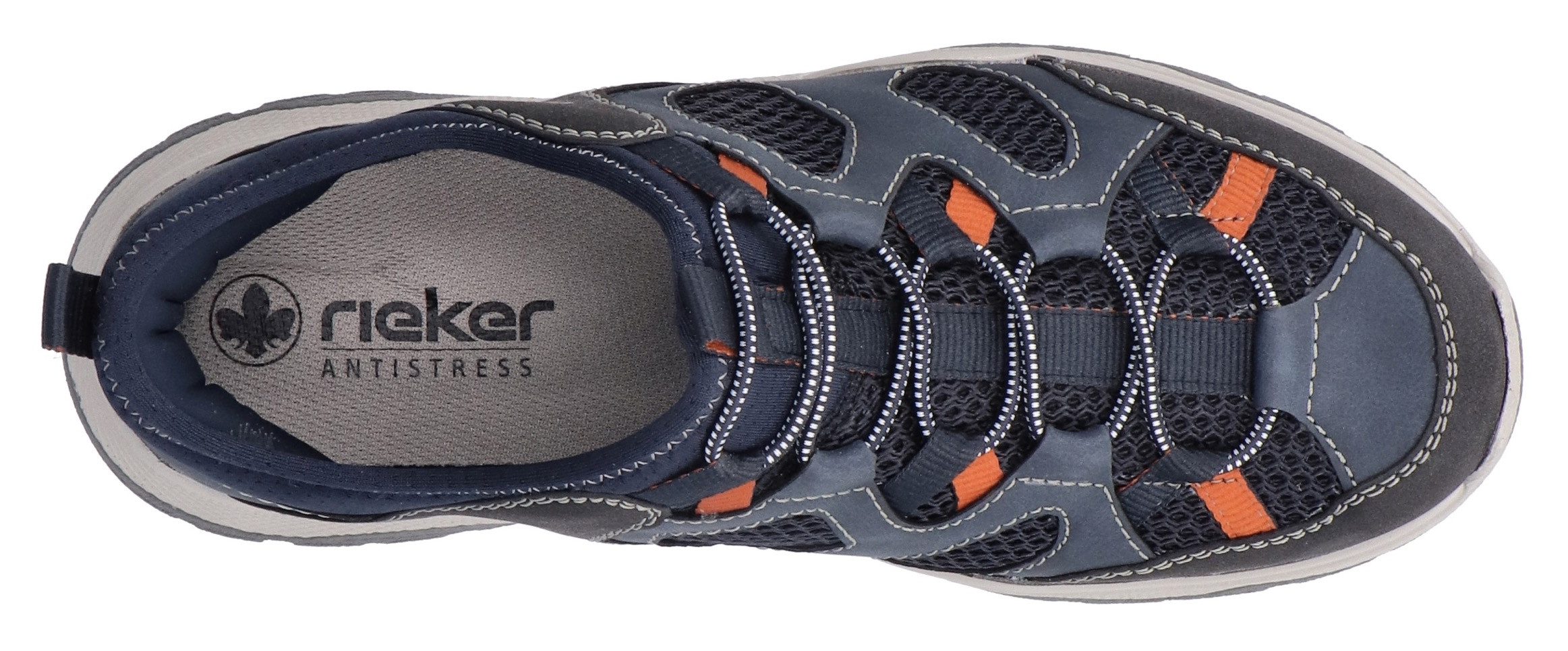 Rieker Slip-on sneakers , trekking schoen, outdoorschoen, instapschoen met elastiek