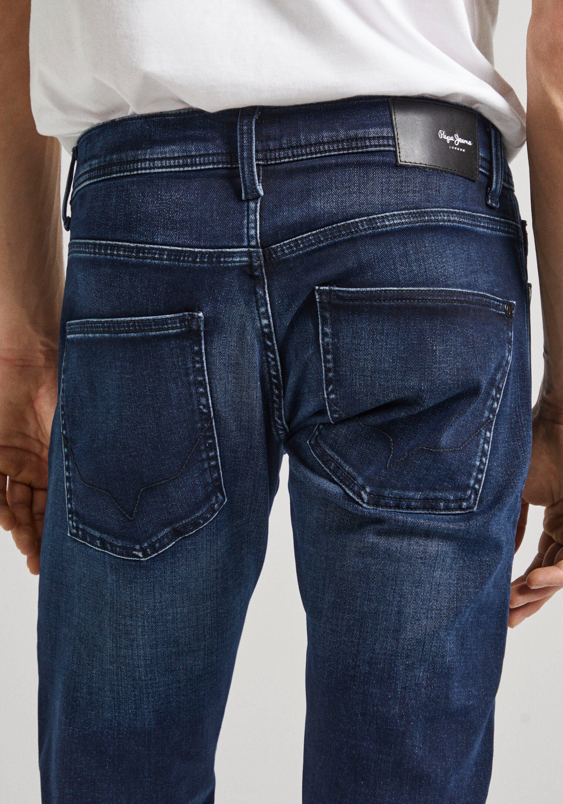 Pepe Jeans Slim fit jeans SLIM GYMDIGO JEANS, zeer elastisch