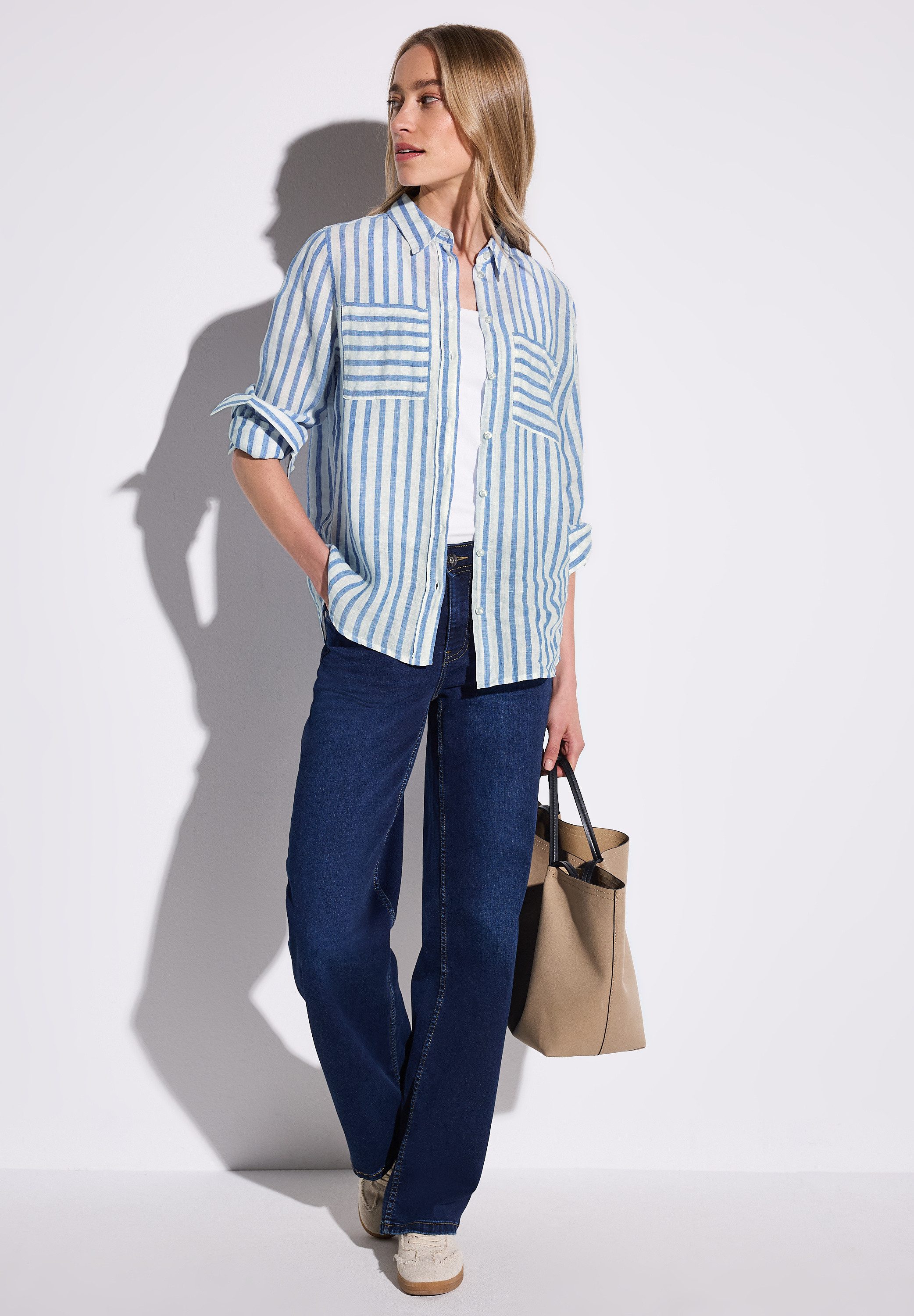 STREET ONE Blouse met lange mouwen