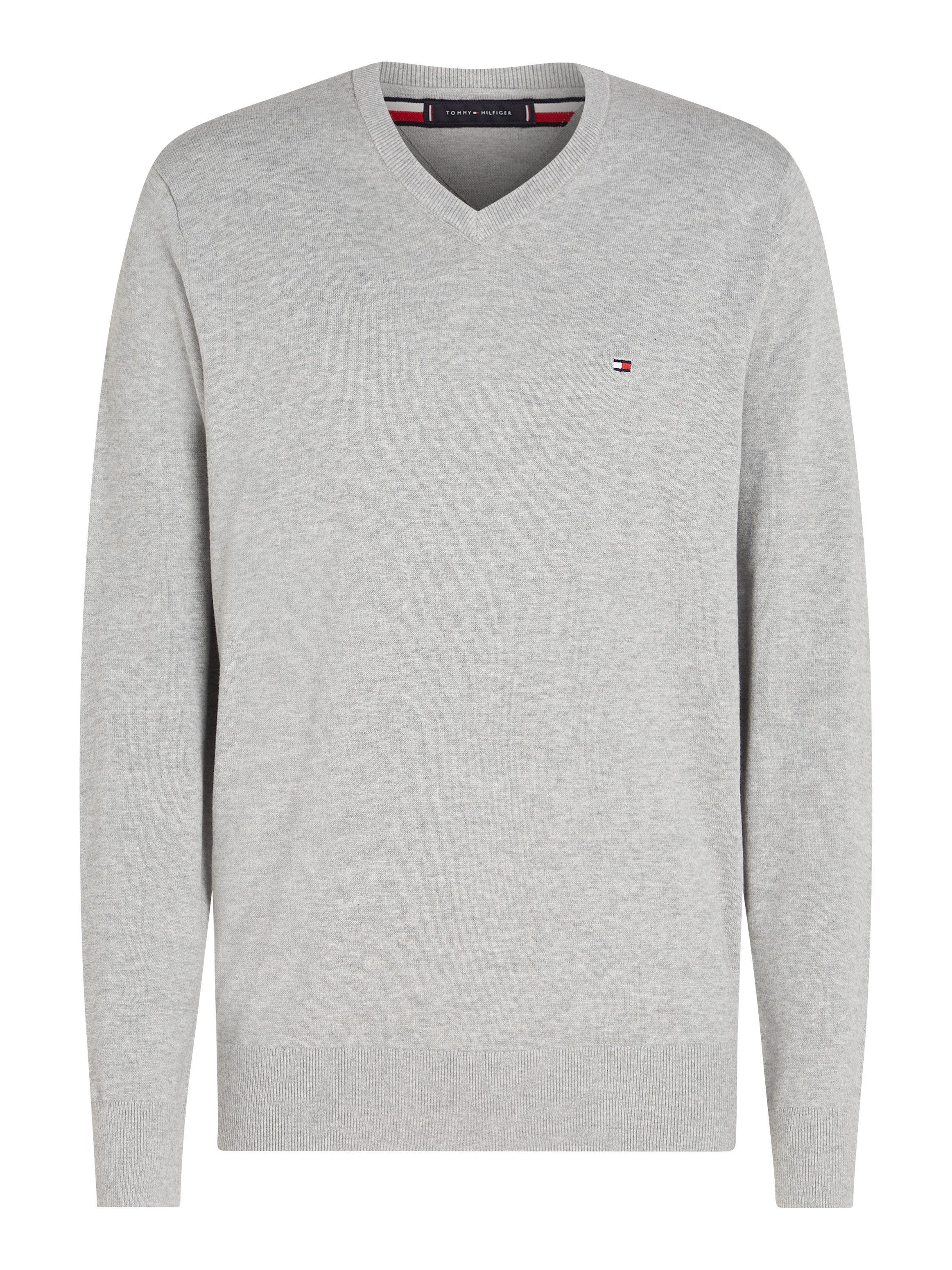 Tommy Hilfiger Gebreide trui ESSENTIAL COTTON V NECK