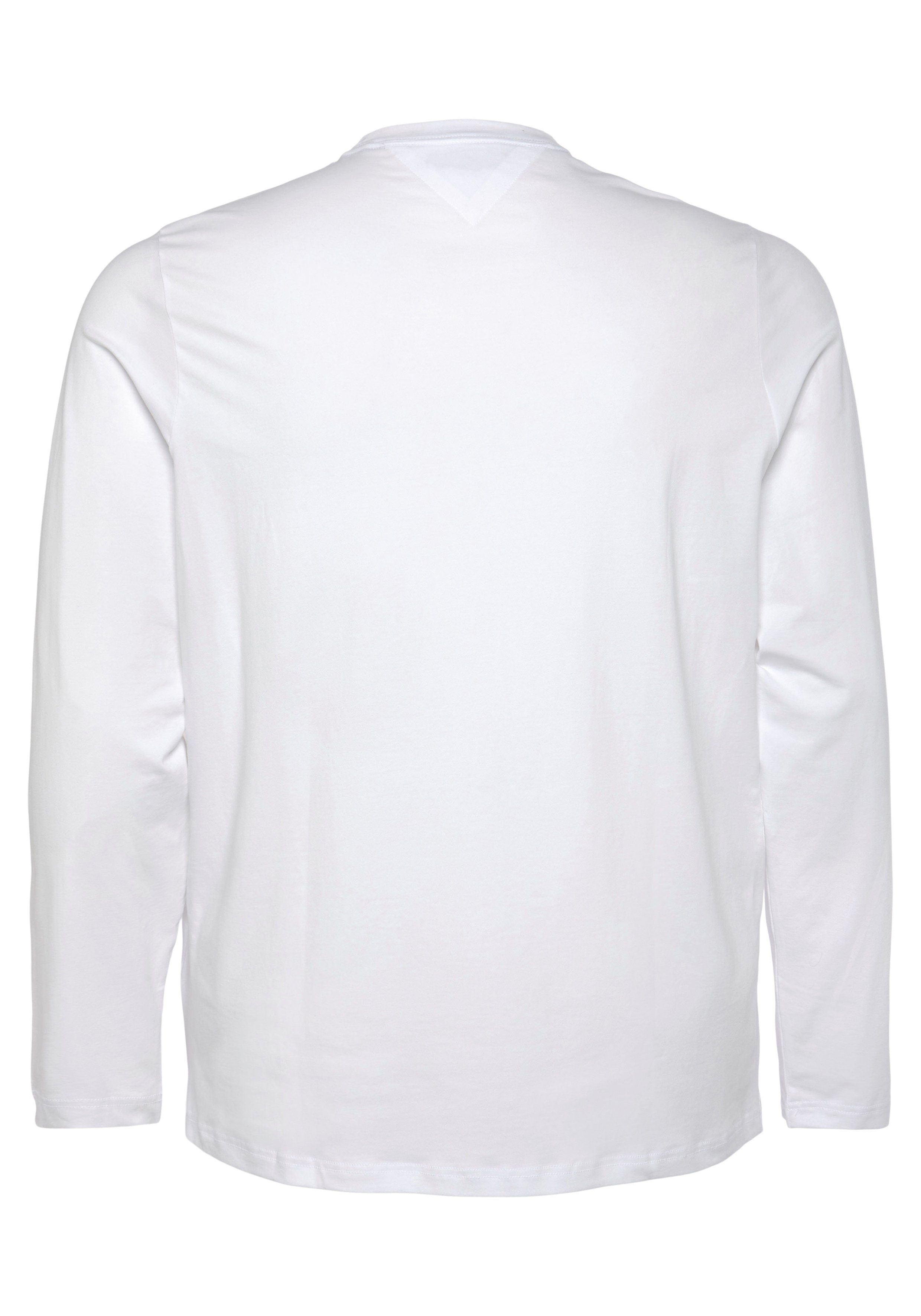 Tommy Hilfiger Longsleeve BT-STRETCH SLIM FIT TEE-B met ronde hals en logo