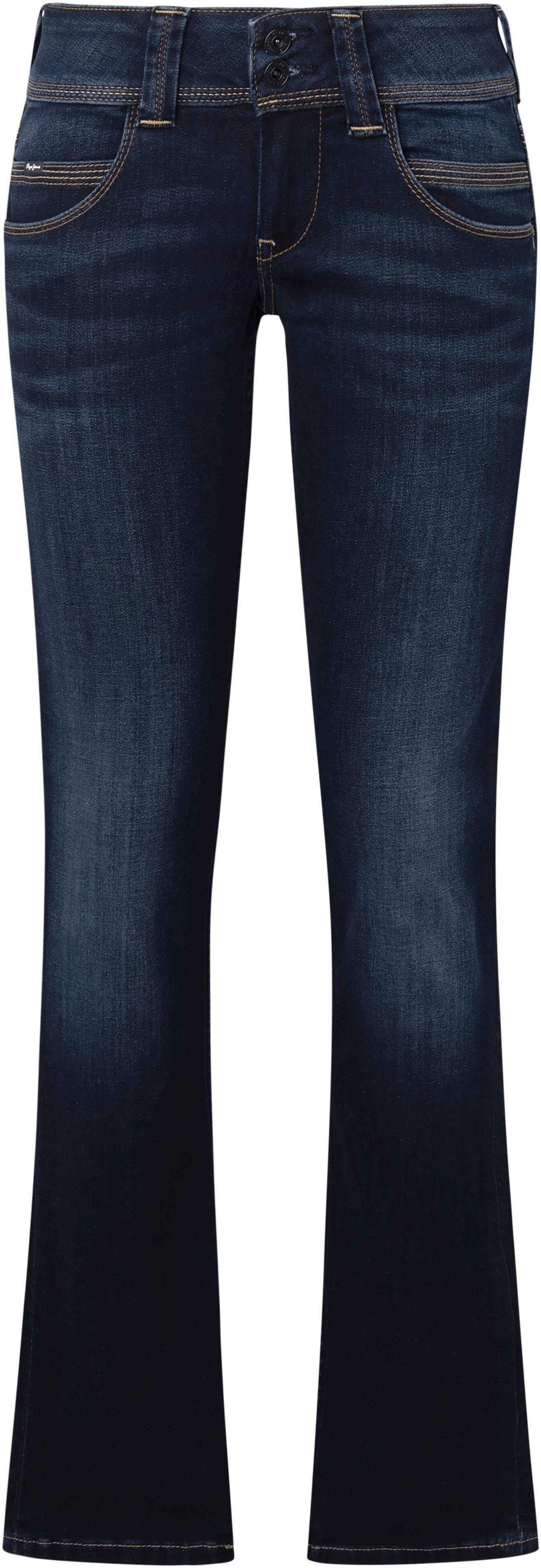 Pepe Jeans Straight jeans VENUS met badge