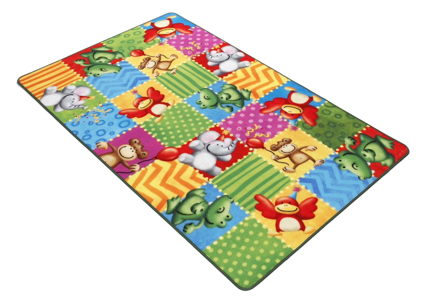 Böing Carpet Mat Lovely Kids LK-5 Inloopmat, vloerkleed in printdessin, motief dierentuindieren, kinderkamer