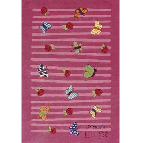 Vloerkleed, Prinses Lillifee, LI-2099-01, handgetuft, gesneden reliëfpatroon, briljante kleuren