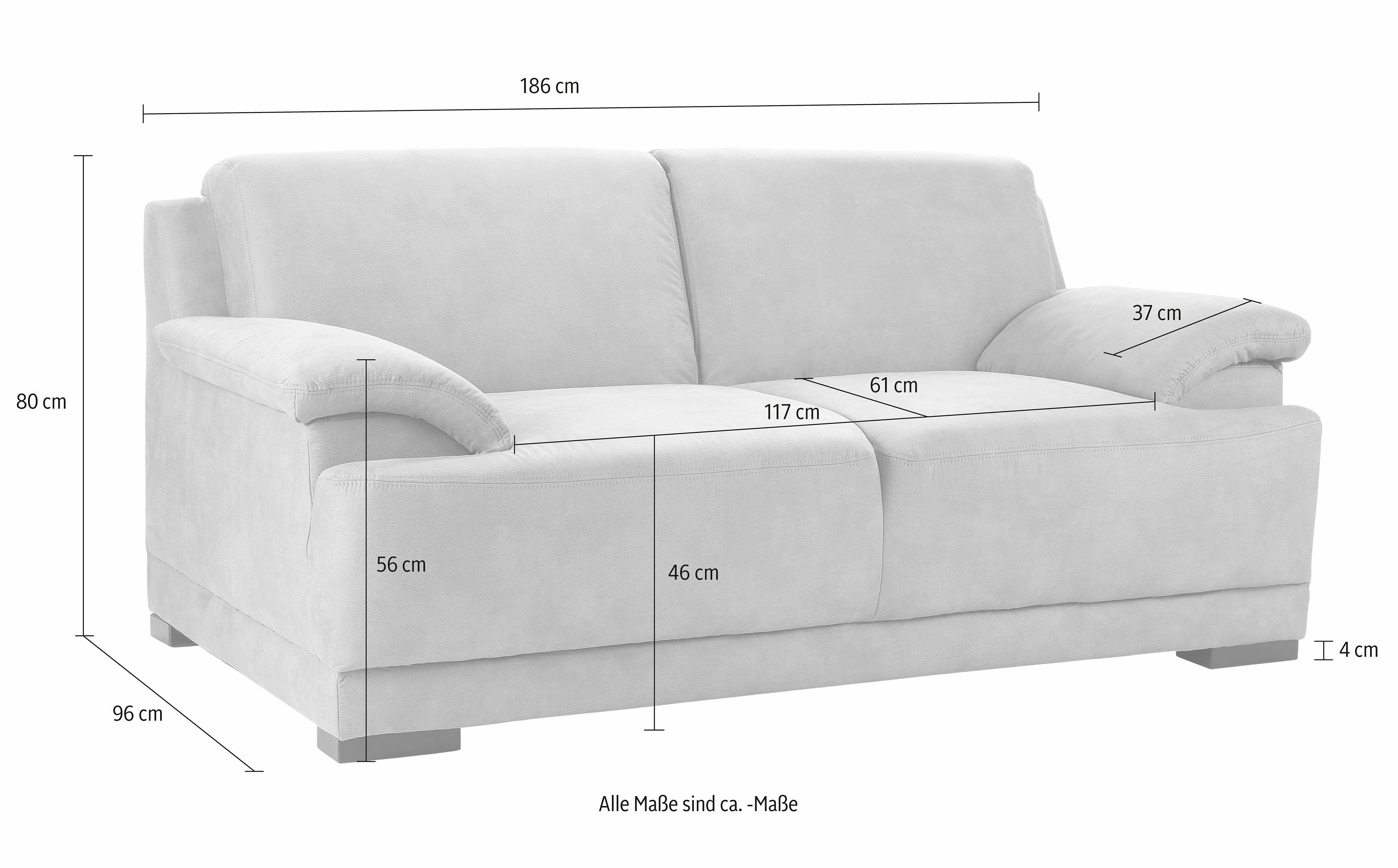 Home affaire 2-zitsbank Telos met boxspring ophanging