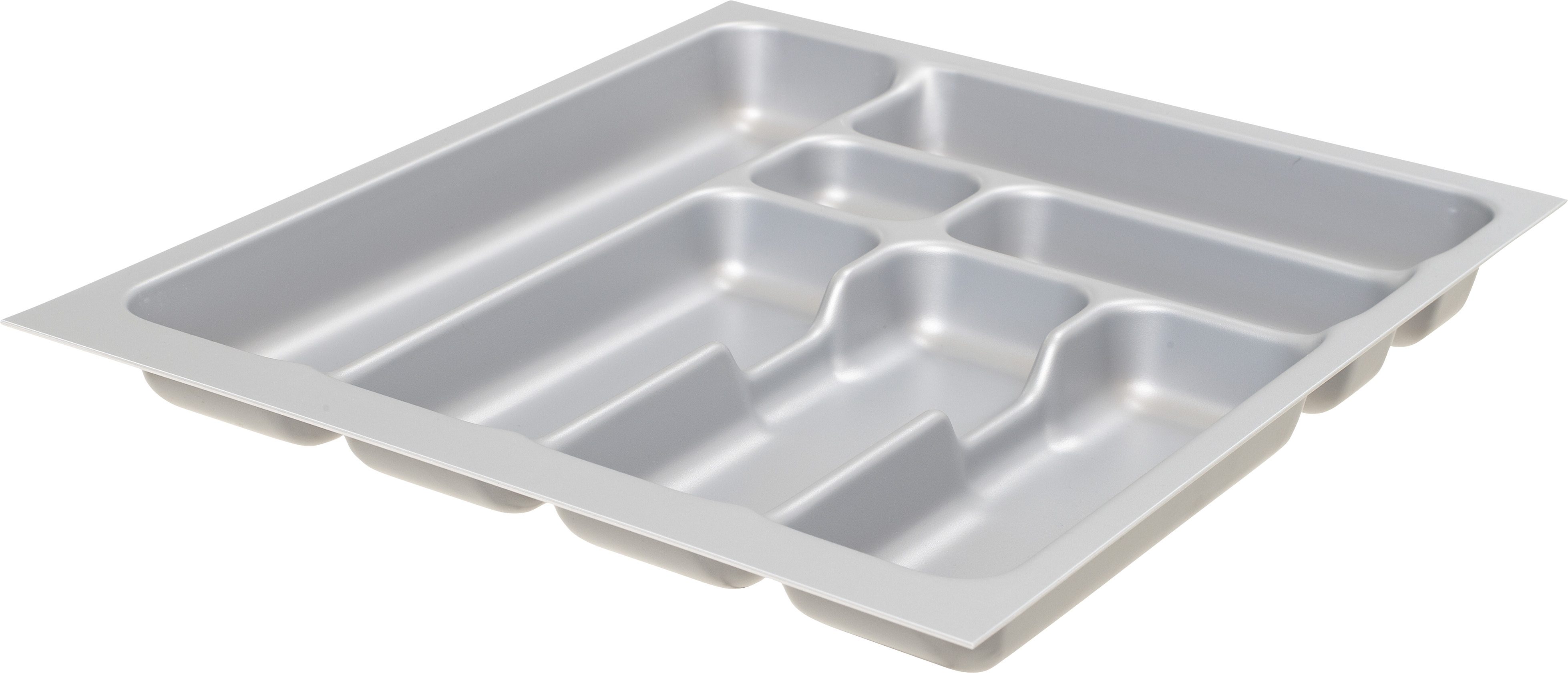 OPTIFIT Bestekinzet Breedte 50 cm, voor series Faro, Kalmar, Mini, Parare, Iver, Vigo etc. keukenhulpjes grijs