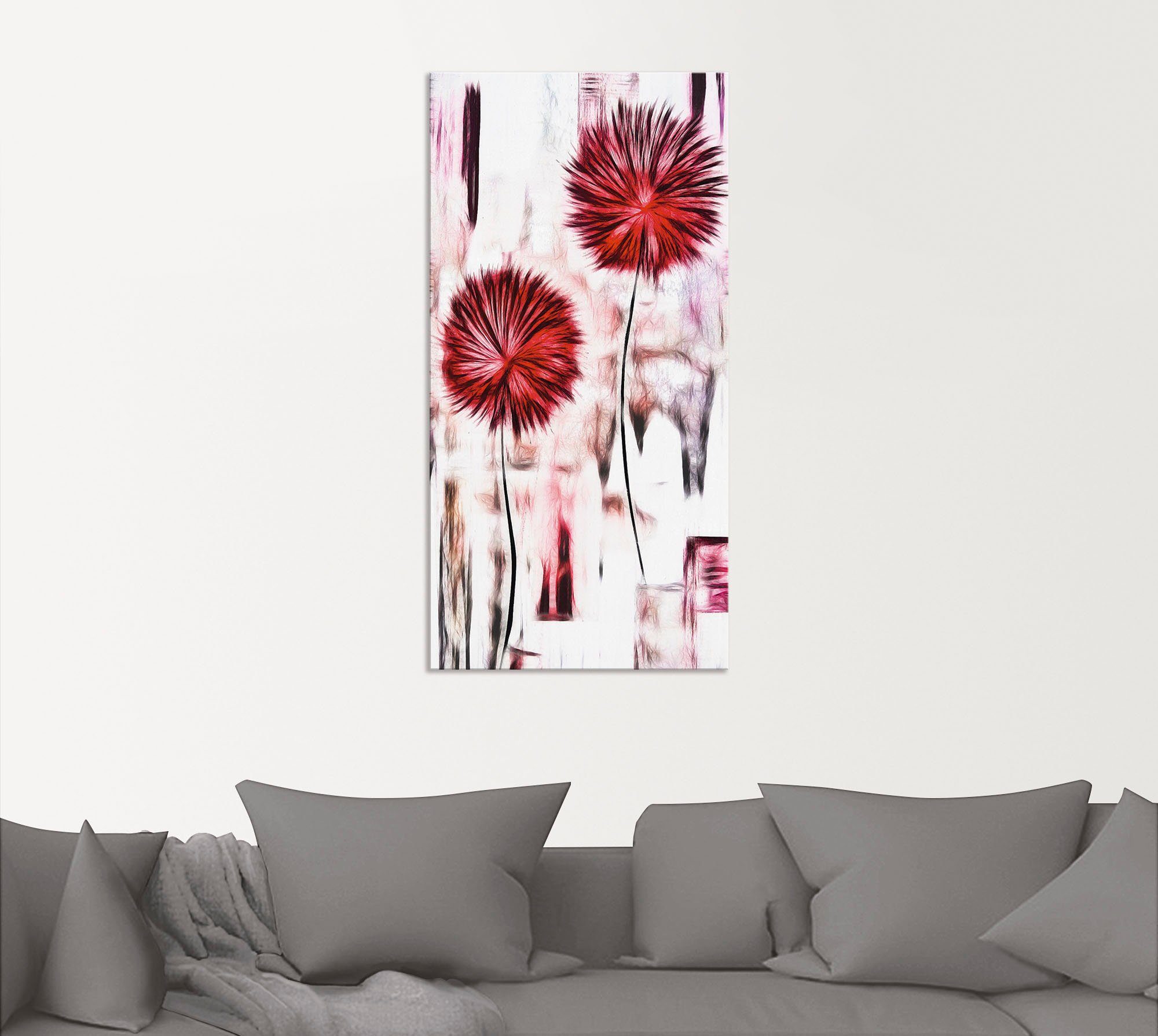 Artland Artprint Bloemen als artprint van aluminium, artprint op linnen, muursticker of poster in verschillende maten