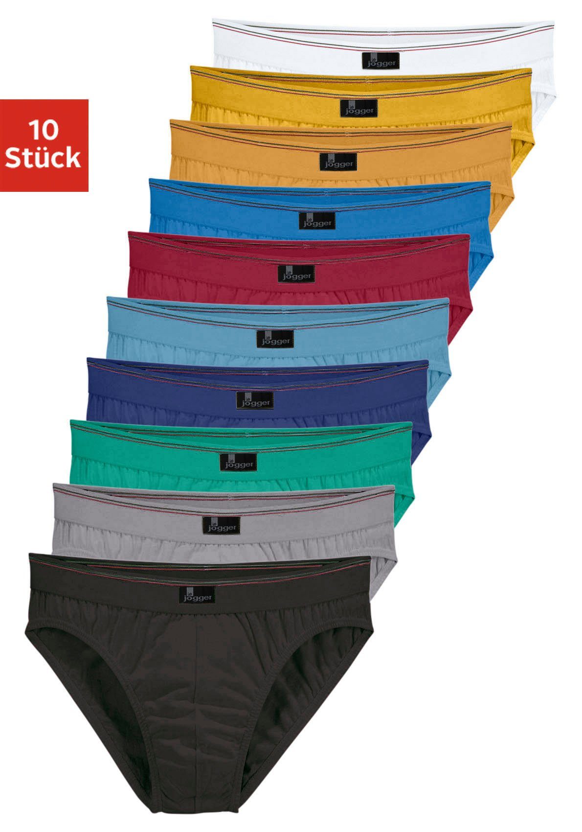 le jogger® Slip alleen unikleurig (set, 10 stuks)