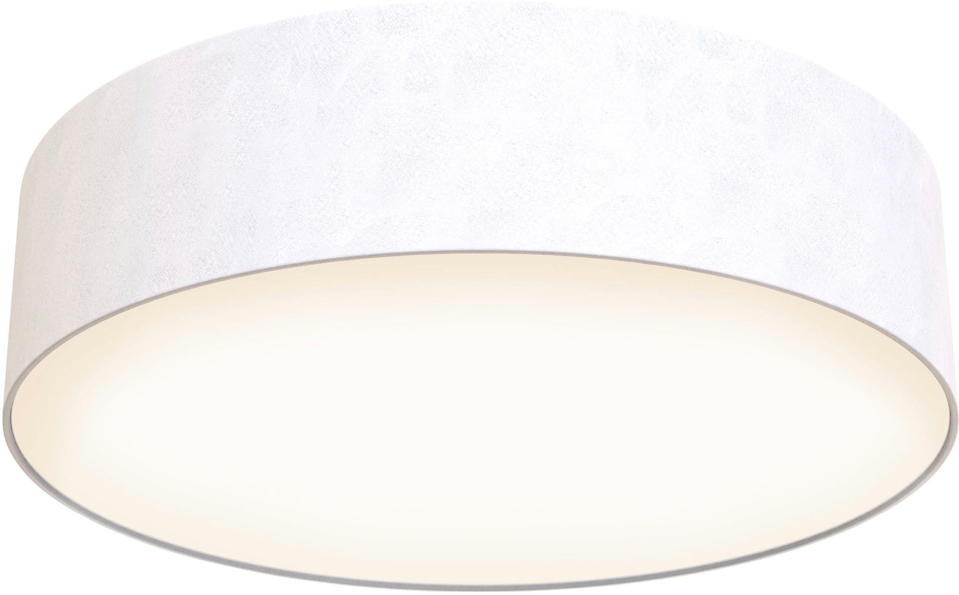 Briloner Leuchten Led-plafondlamp Stoffen LED plafondlamp, wit, 1xLED-module / 18W
