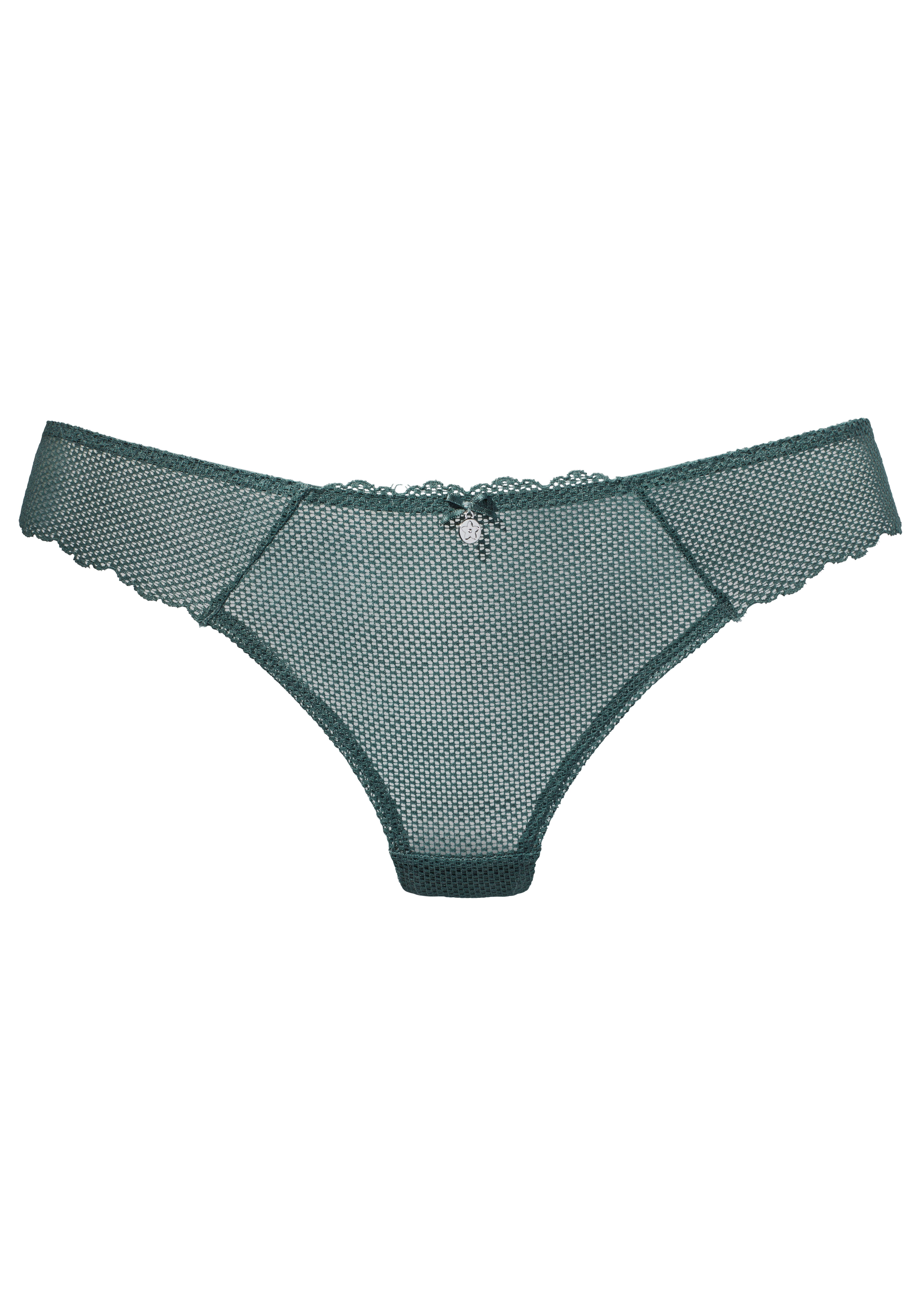 Vivance String van netkant in transparante look