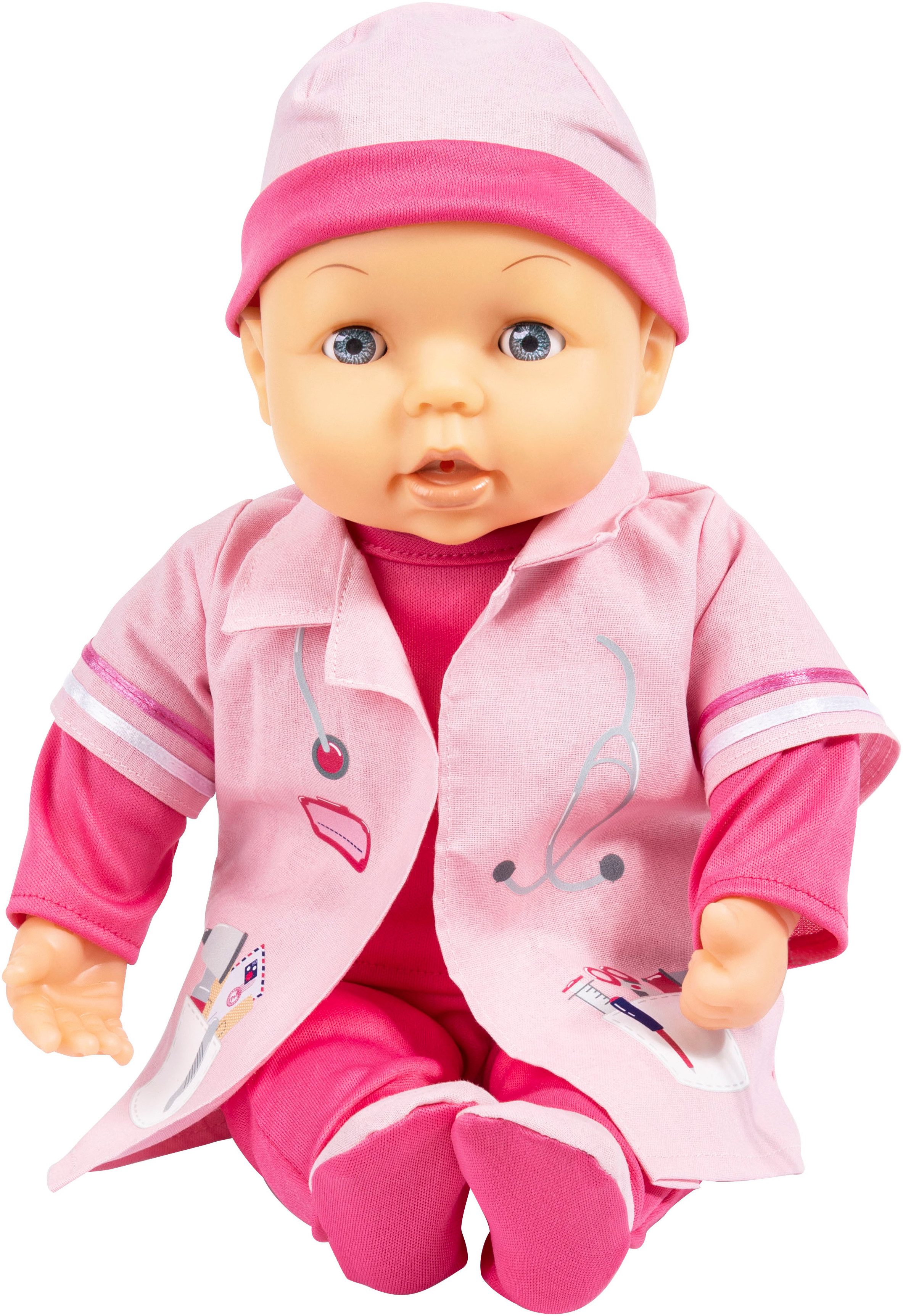 Bayer Babypop Pop, 38 cm met doktersset (5-delig)
