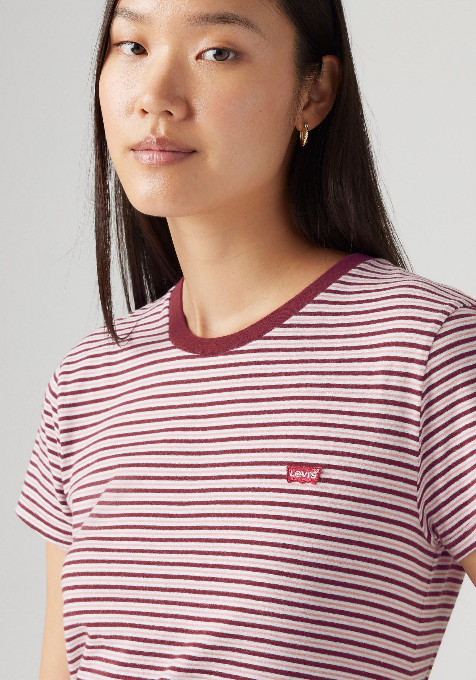 Levi's® T-shirt The Perfect Tee met klein logoborduursel