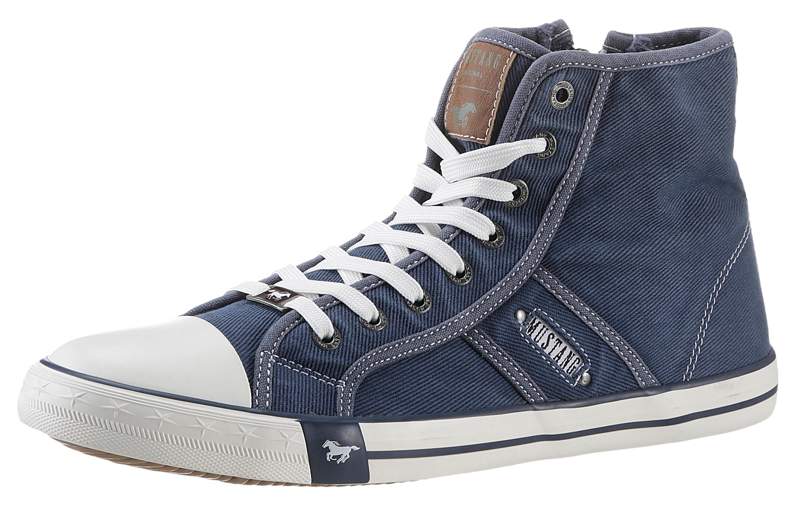Mustang Shoes Sneakers , veterschoenen, bikerboots met rits