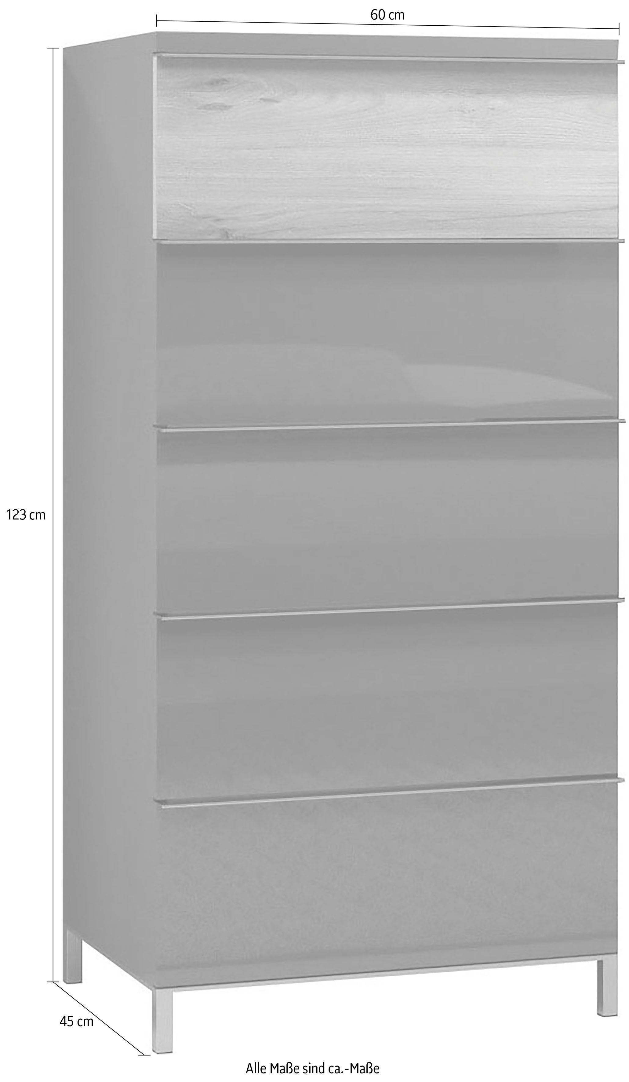 Places of Style Ladekast Onyx UV gelakt, met soft close-functie
