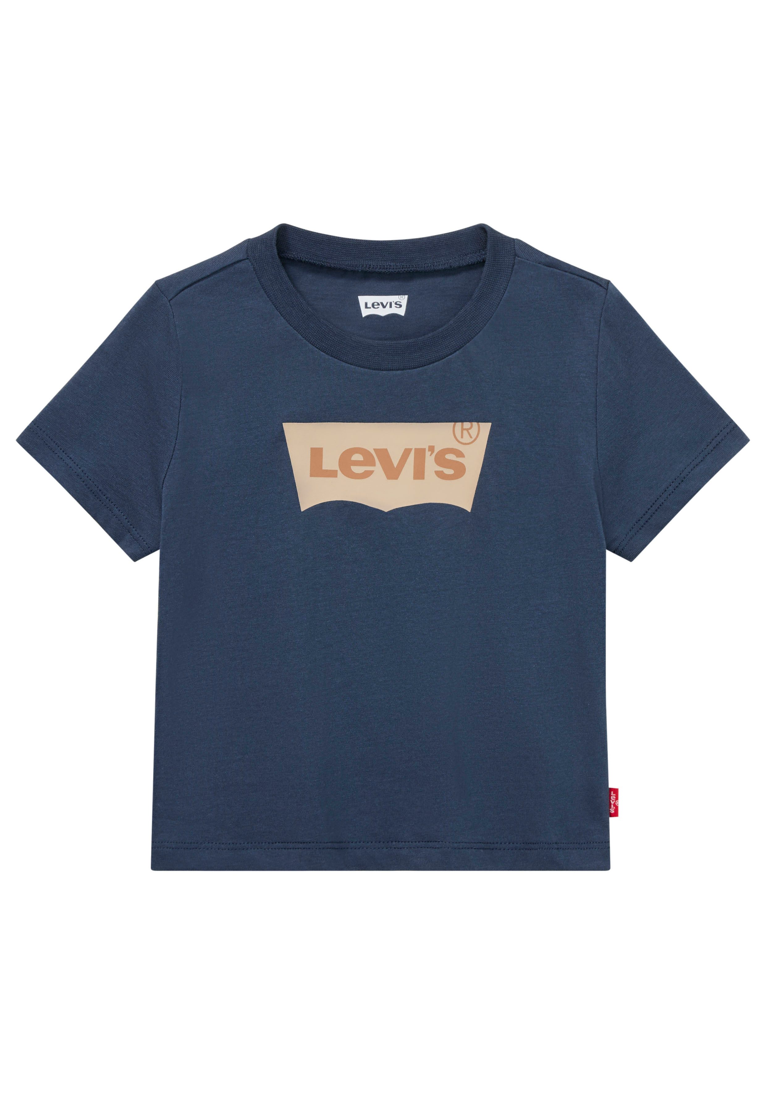 Levi's Kidswear T-shirt Batwing tee Baby uniseks jongens t-shirts maat 6M (68) blauw