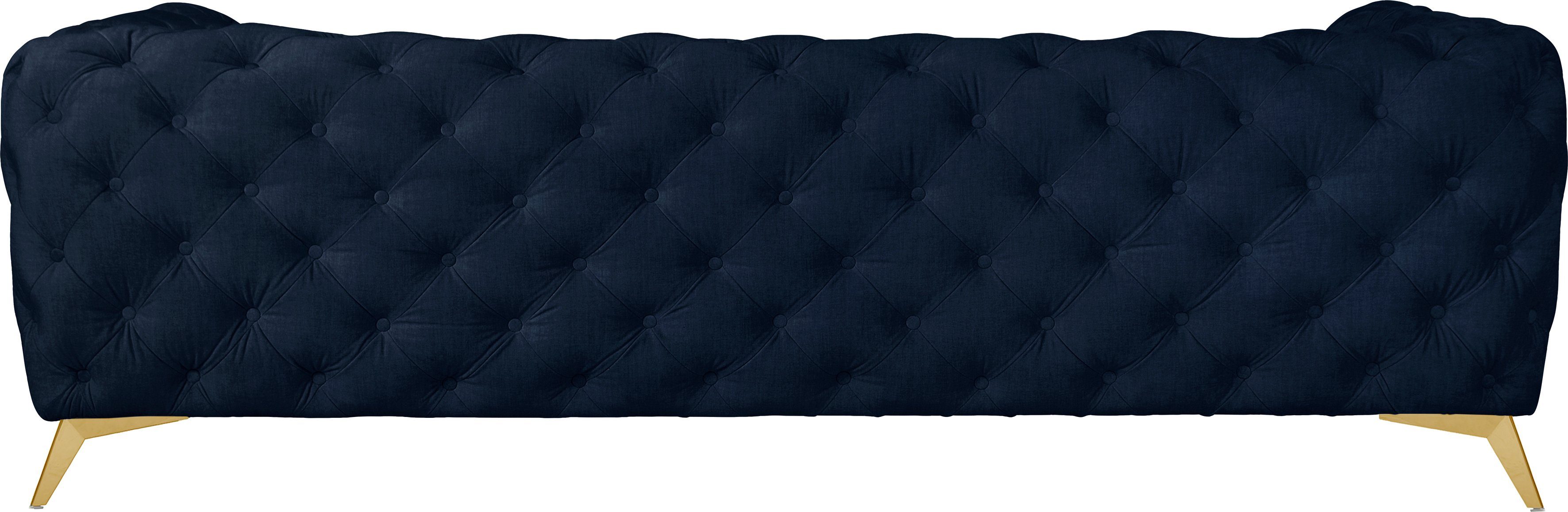Leonique Chesterfield-bank Glynis luxueuze capitonnage, moderne chesterfield look, kleur van de poten ter keuze