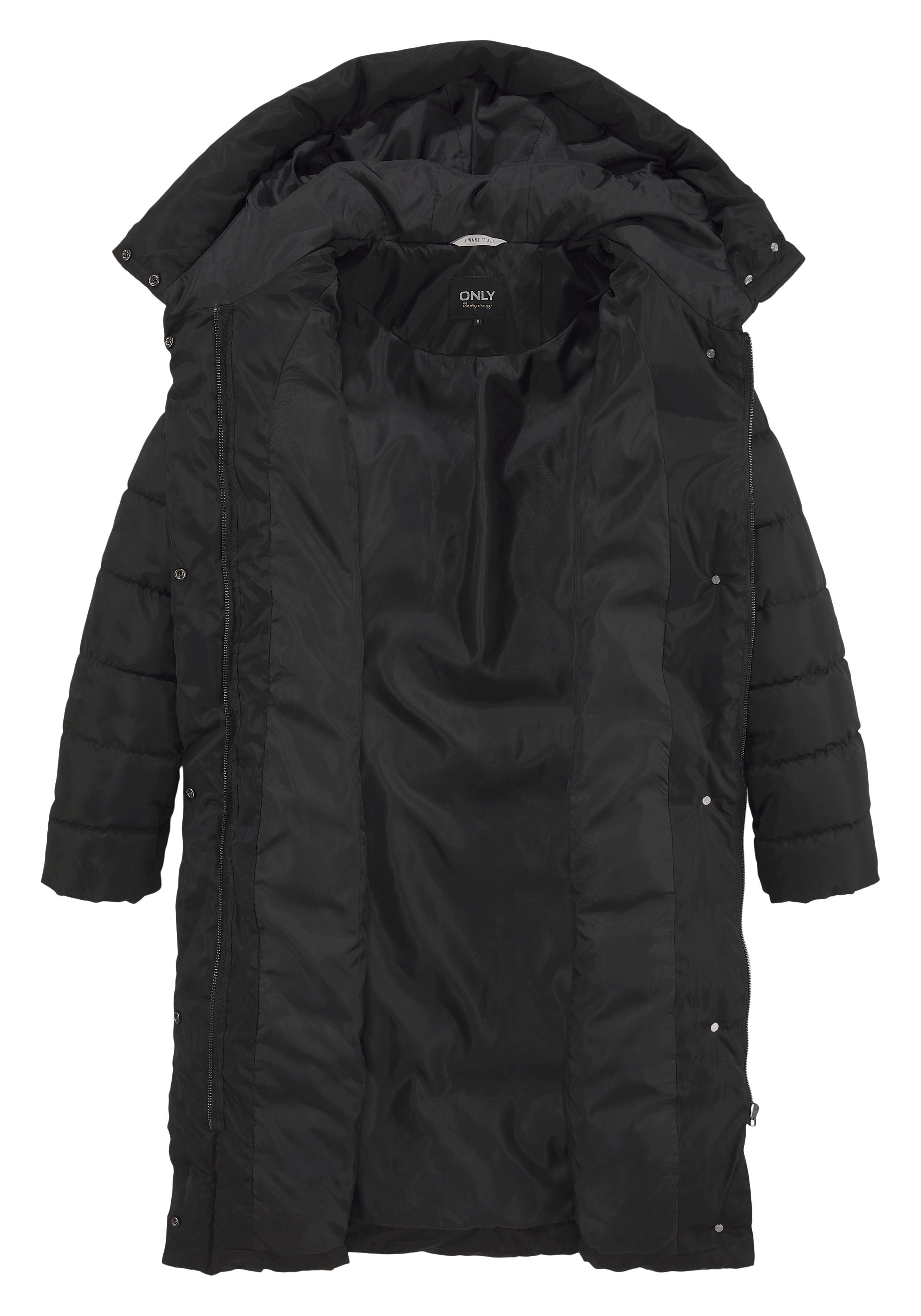 Only Gewatteerde jas ONLTINA PUFFER X LONG COAT OTW