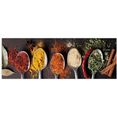 reinders! print op glas artprint op glas kruidenkeuken specerijen - eten - koken (1 stuk) multicolor