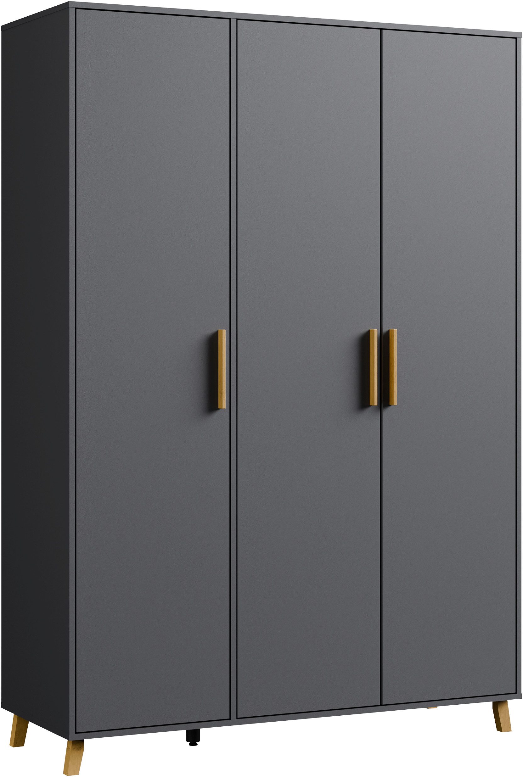 rauch Draaideurkast Kledingkast kast garderobe waskast SHINJO Grepen en voeten van massief hout, veel opbergruimte MADE IN GERMANY kledingkasten maat