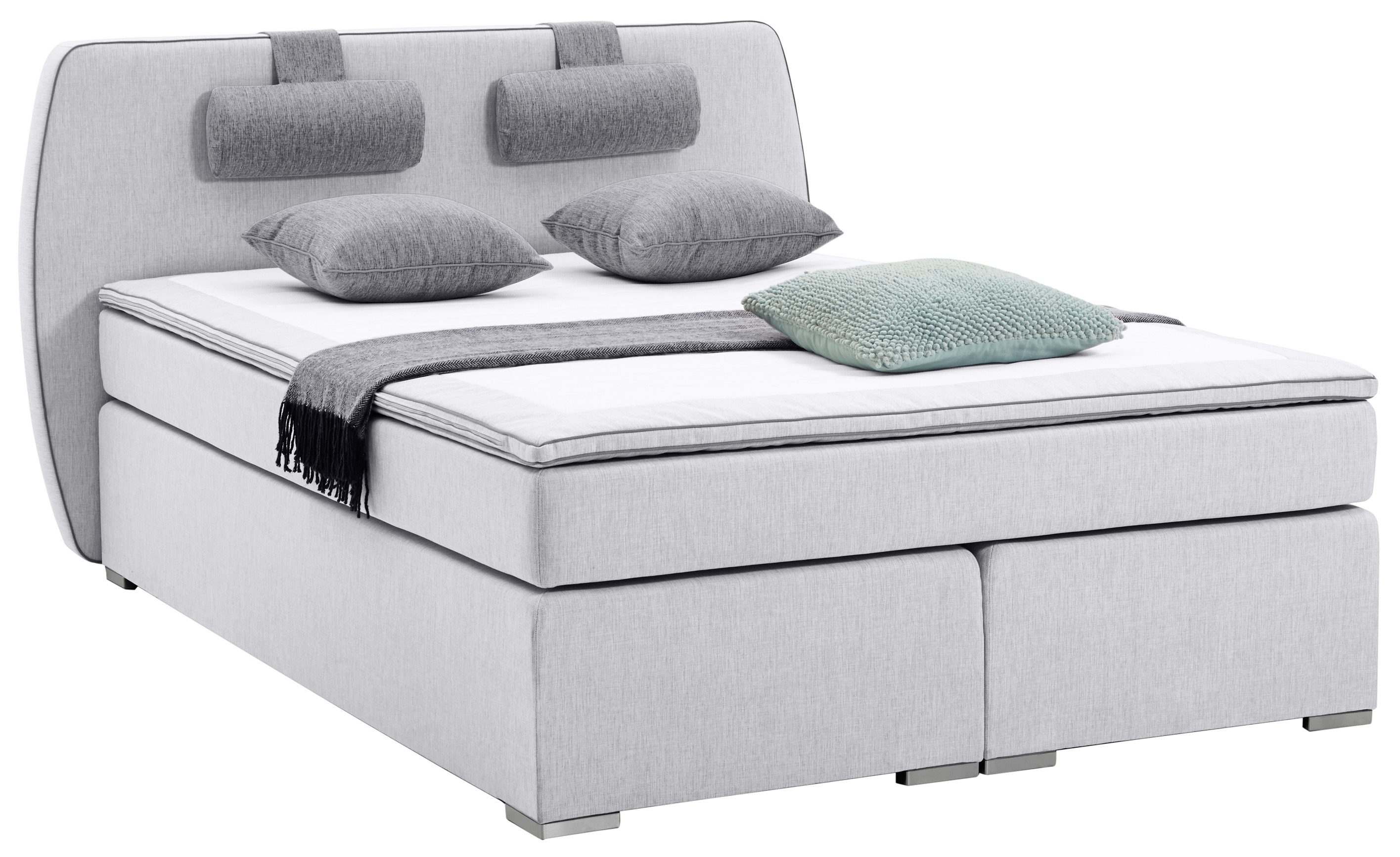 ATLANTIC home collection Boxspring Rex met topmatras en verstelbaar nekkussen
