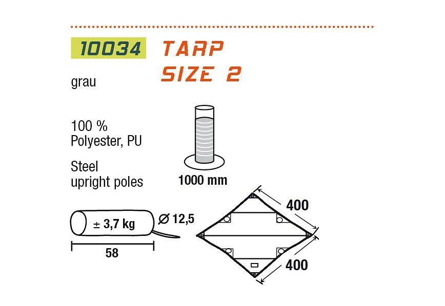 High Peak Schaduwdoek Tarp