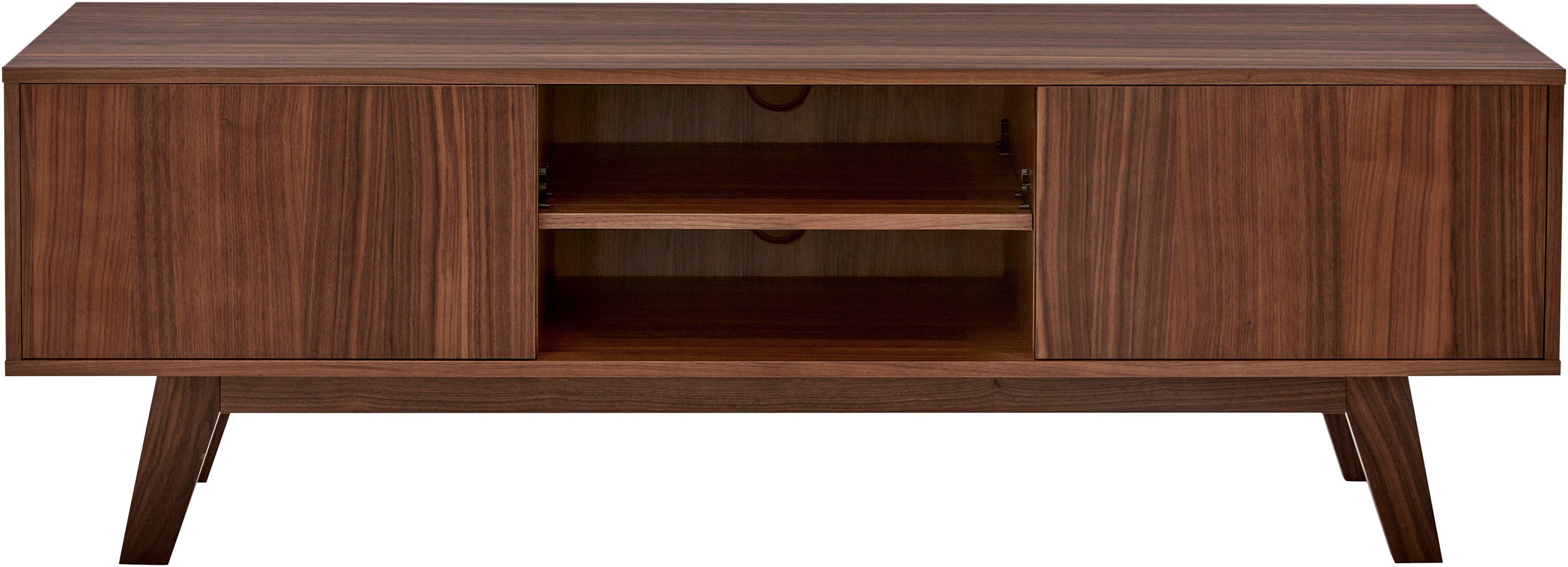 Guido Maria Kretschmer Home&Living Tv-meubel Orlando Breedte 150 cm, houtfineer, push-to-openfunctie