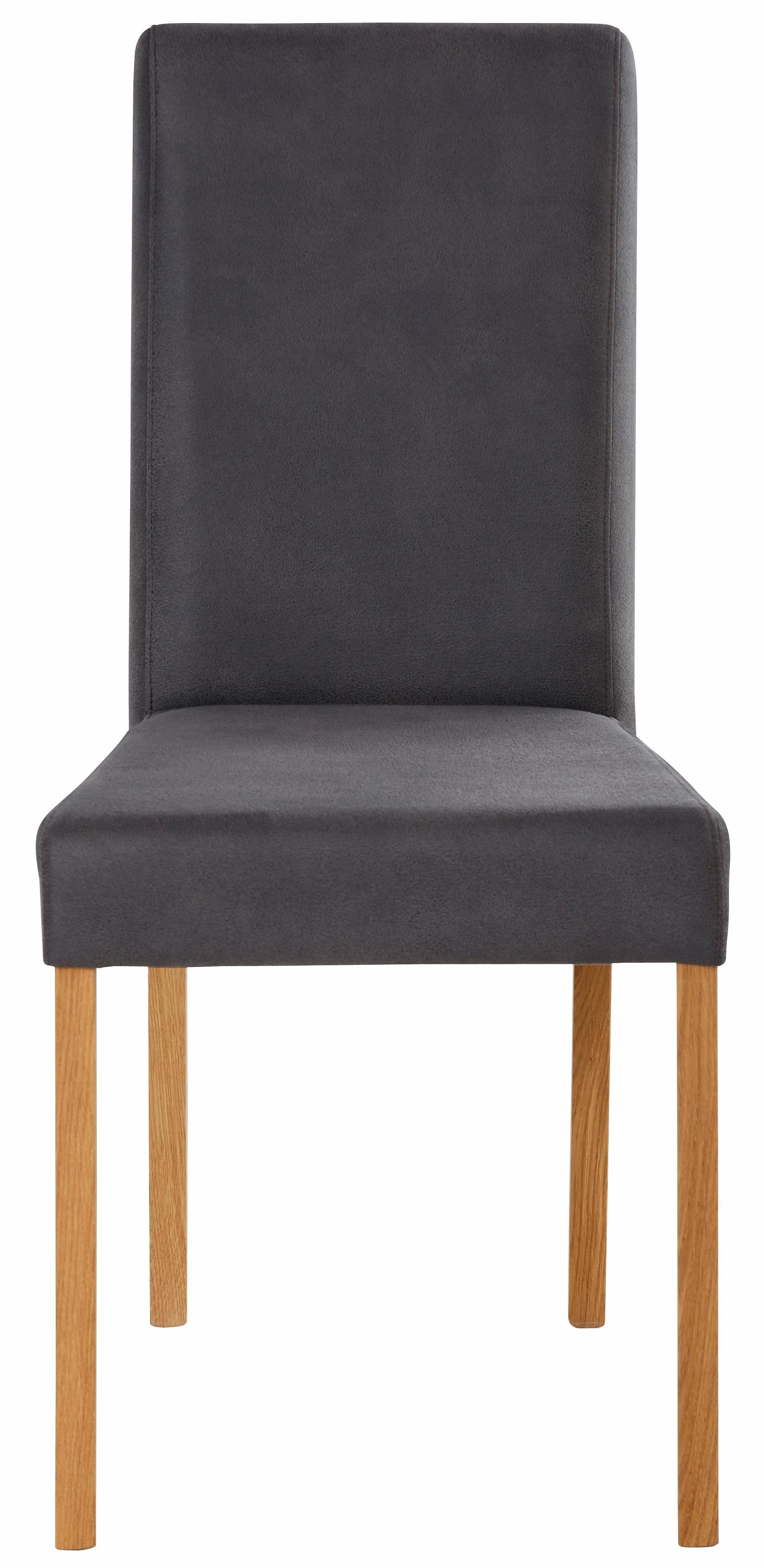 Home affaire Stoel met 4 poten Bologna Frame van massief hout (set)