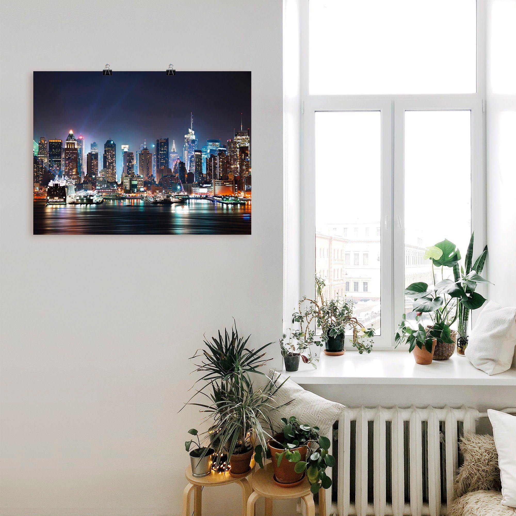 Artland Artprint New York City Times Square als artprint op linnen, poster, muursticker in verschillende maten
