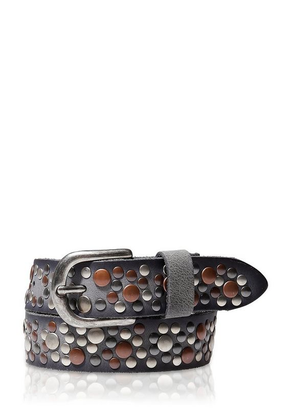 s.Oliver RED LABEL Leren riem met studs s.Oliver RED LABEL Leren riem met studs