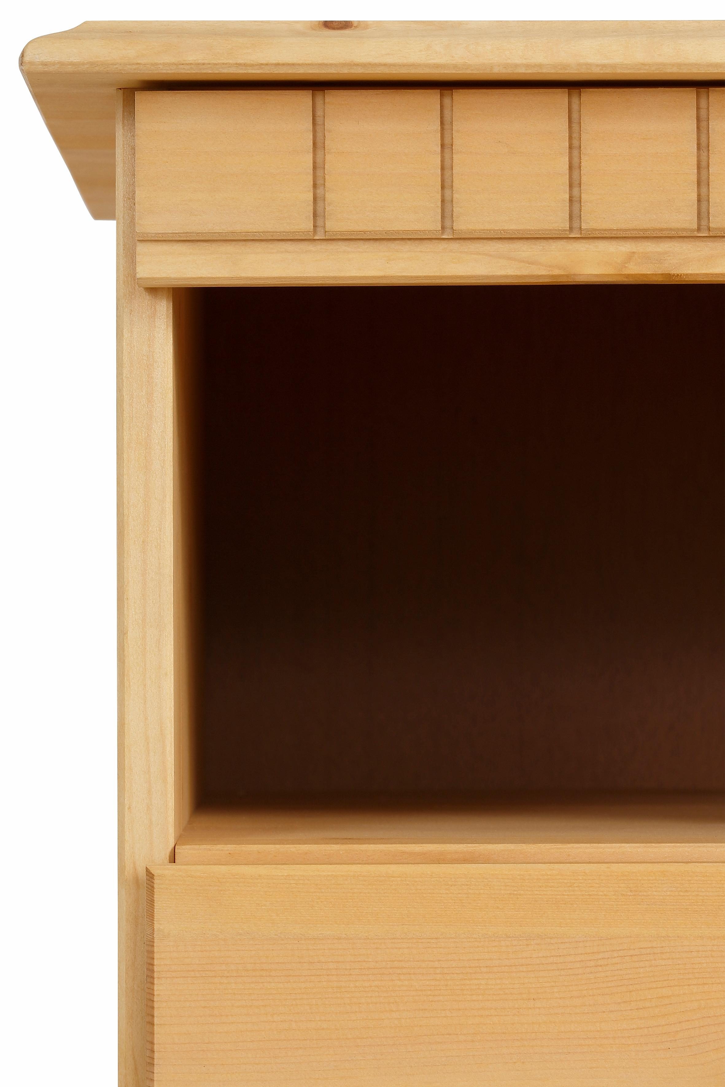 Home affaire Bureau Lisa van massief hout, in verschillende kleurvarianten, breedte 140 cm