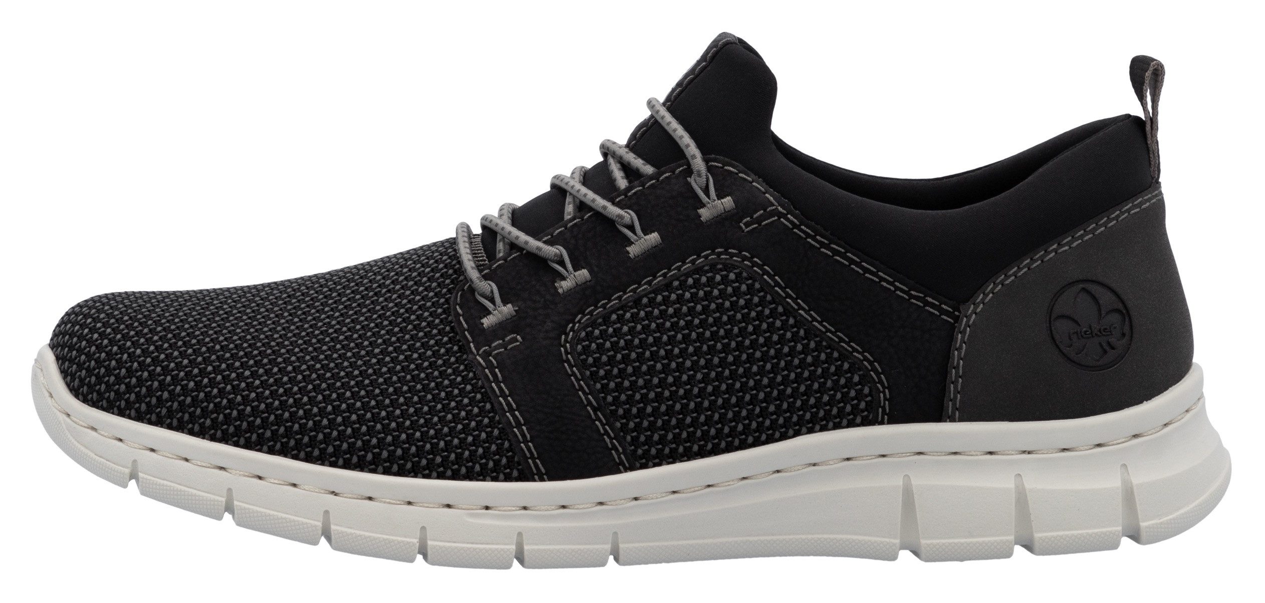 Rieker Slip-on sneakers , instapschoen, lage schoen, vrijetijdsschoen met elastiek, om in te stappen