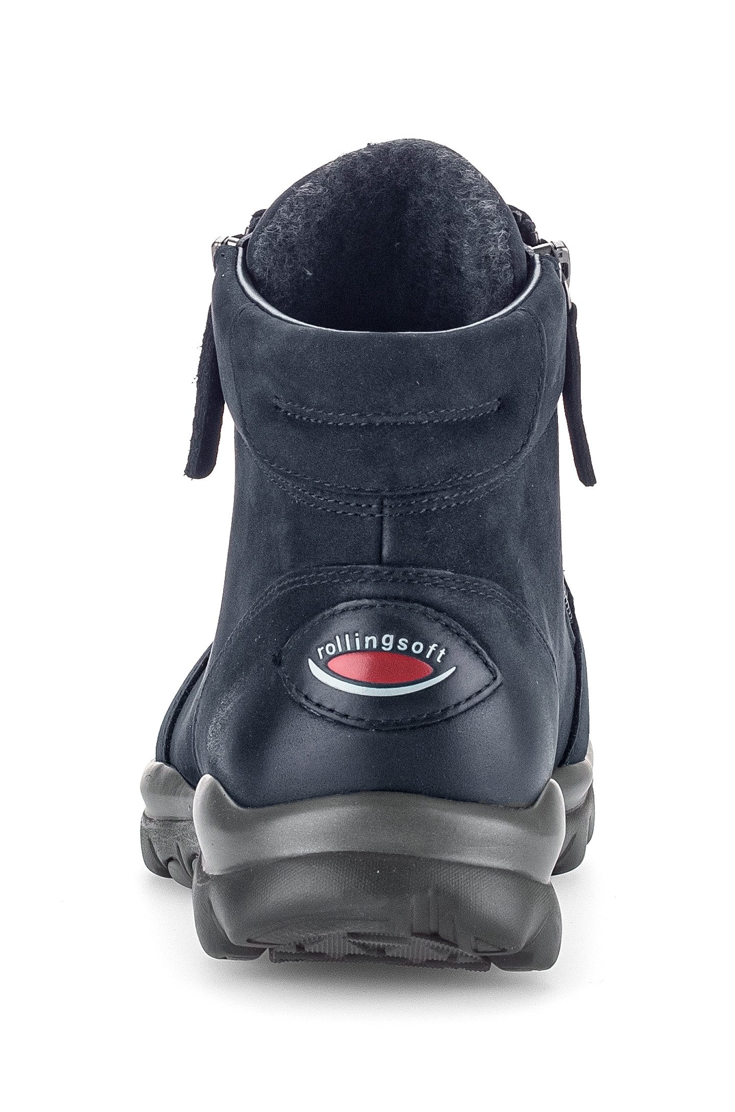 Gabor Rollingsoft Hoge veterschoenen met geprofileerde rubberzool