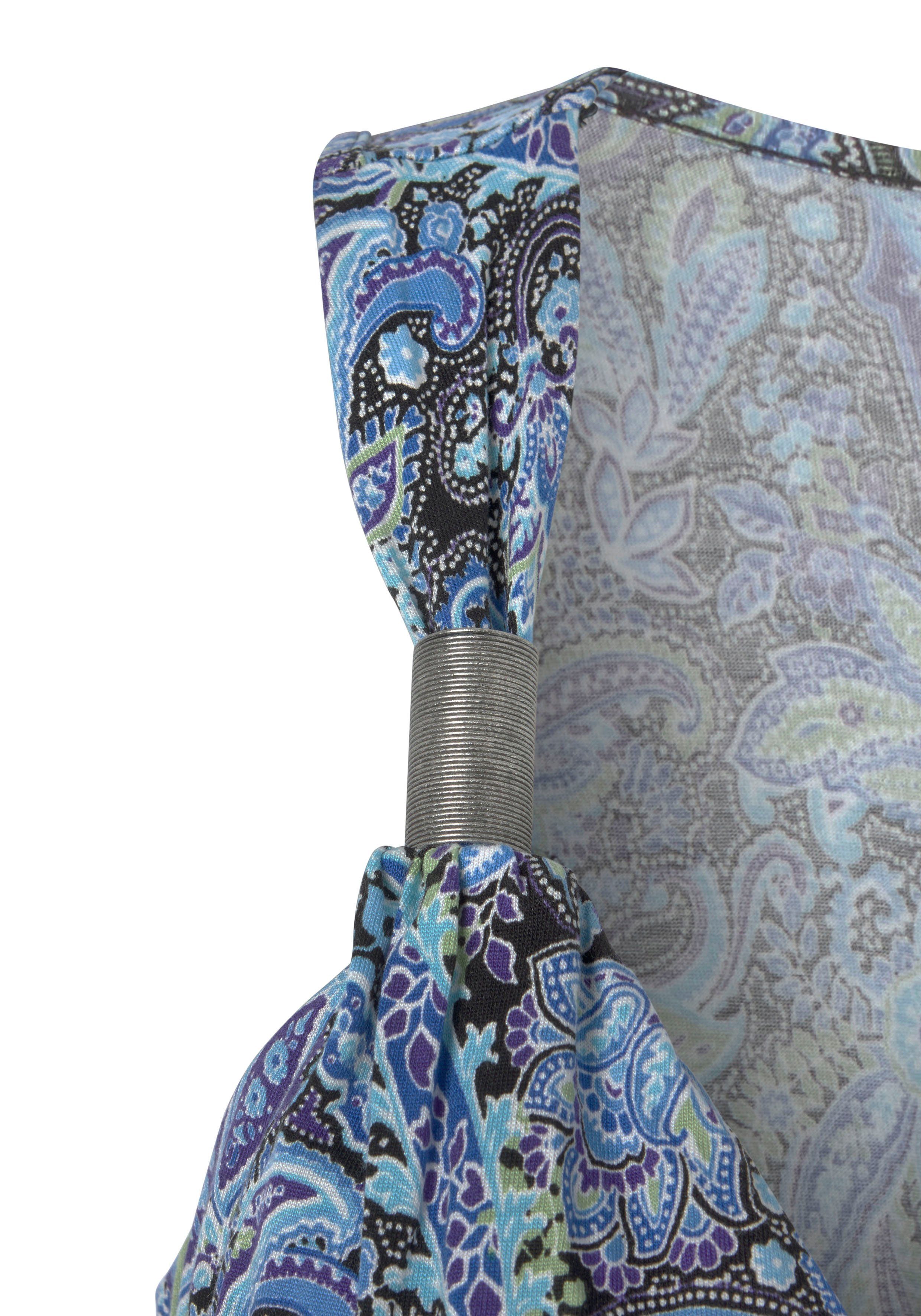 Lascana Tanktop met smock-inzet