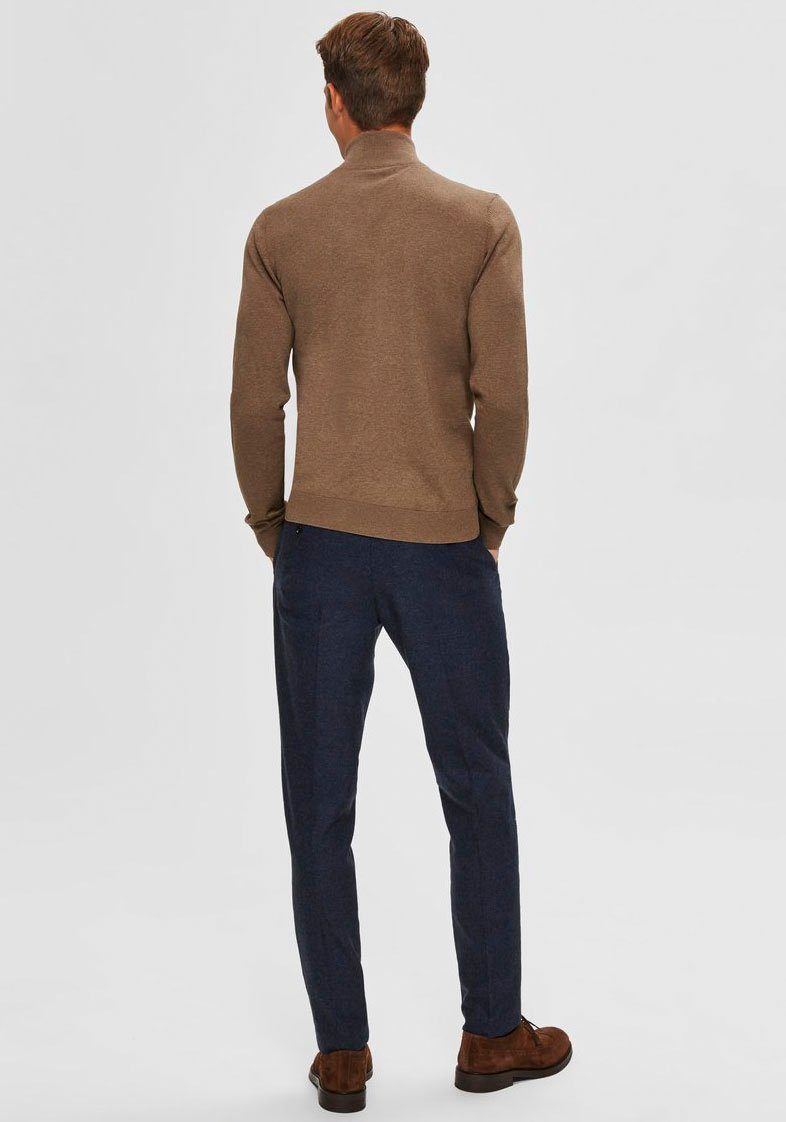 SELECTED HOMME Vest SLHBERG FULL ZIP CARDIGAN NOOS