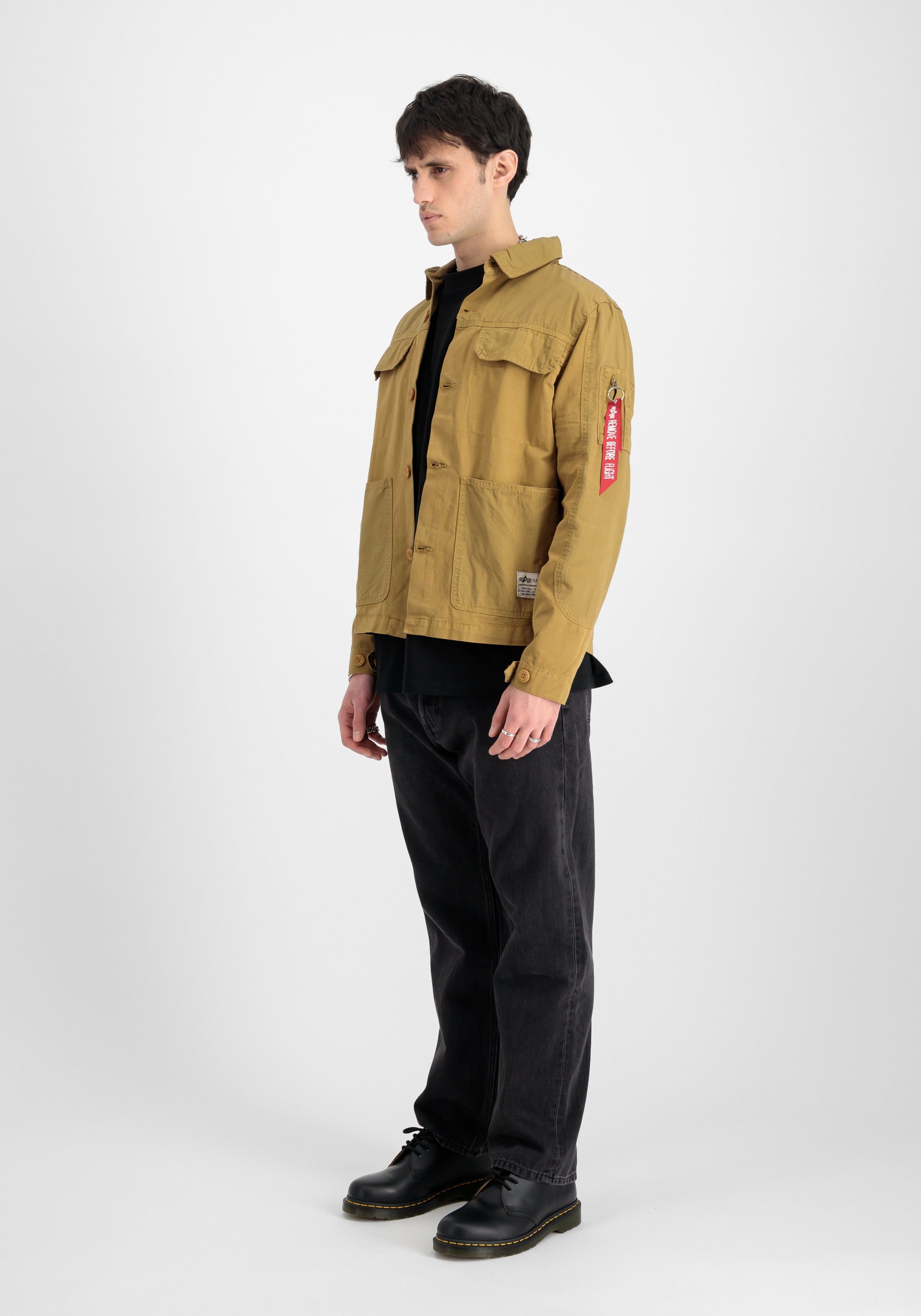 Alpha Industries Overhemdjasje ALPHA INDUSTRIES Men - Overshirts Color Block Overshirt