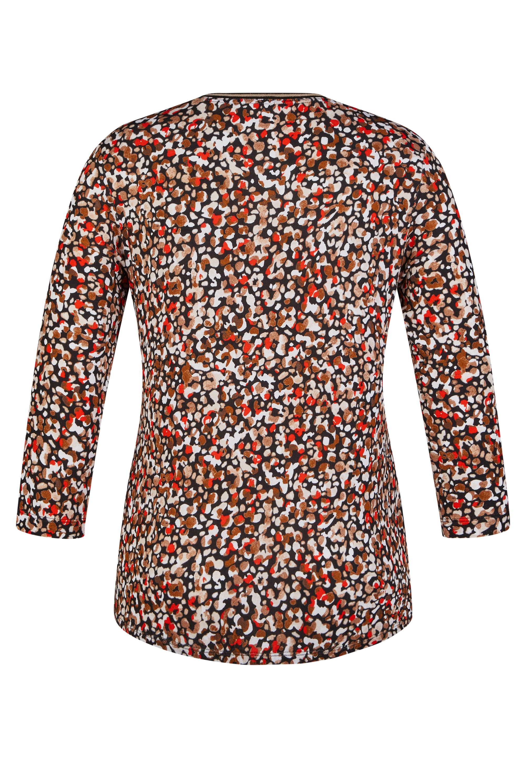 Rabe Shirt met 3/4 mouwen met grafisch patroon