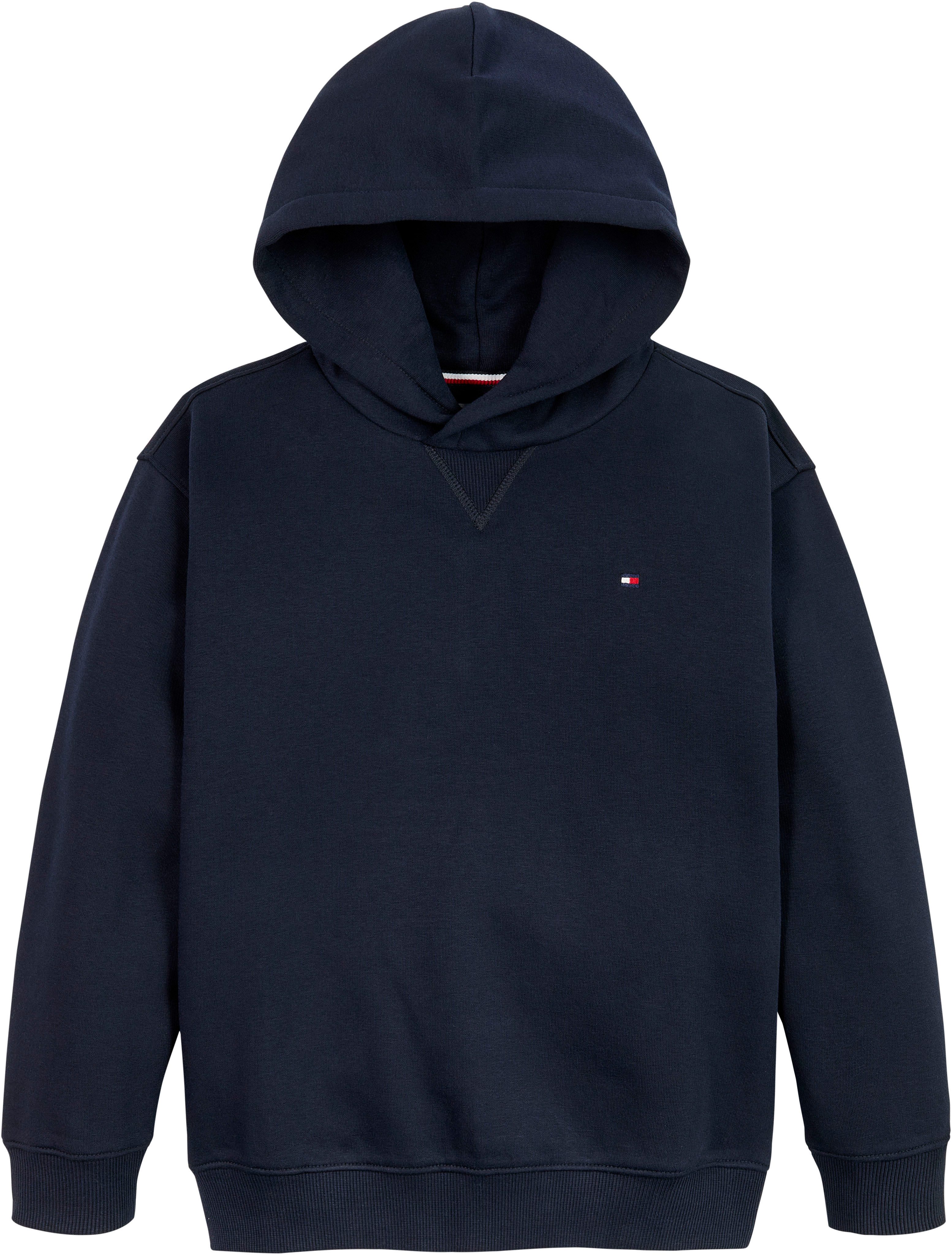 Tommy Hilfiger Hoodie U TIMELESS FLEECE HOODIE Kinderen tot 16 jaar met logostiksel