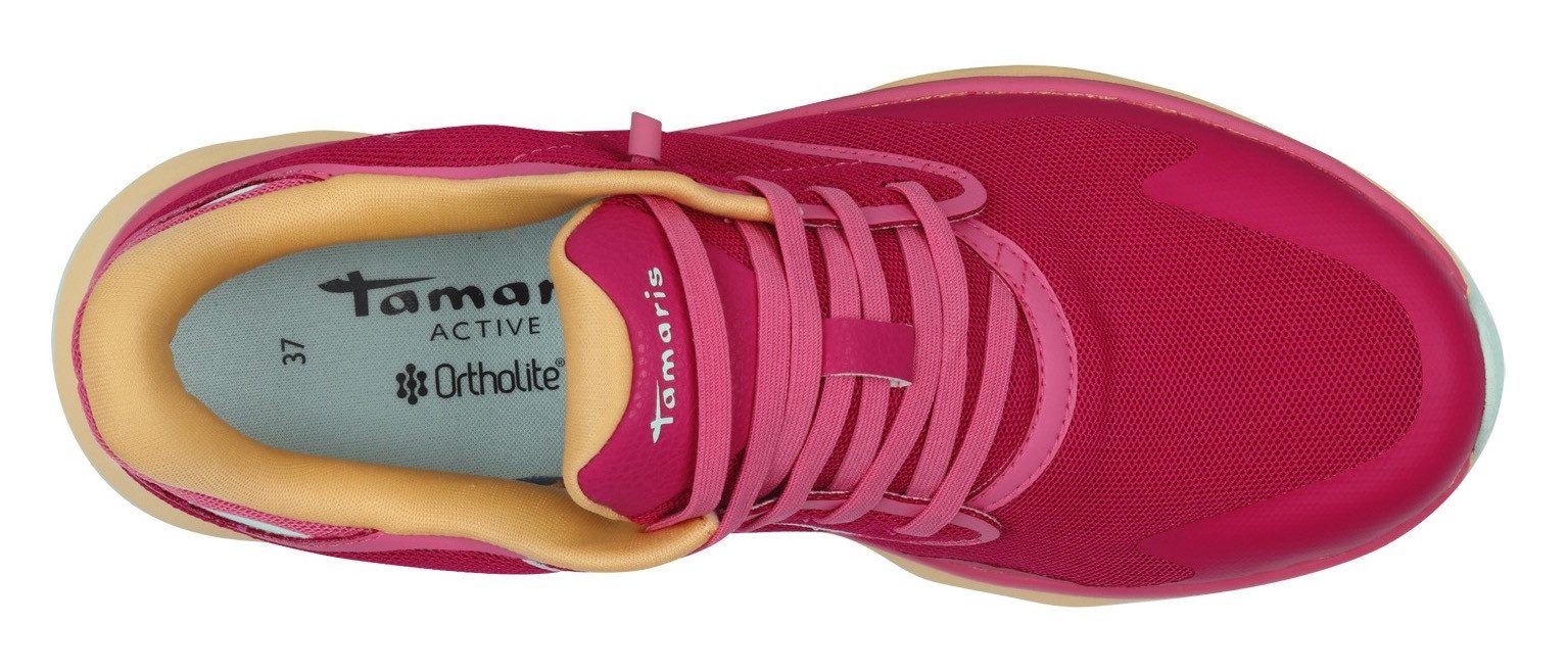 Tamaris Slip-on sneakers Nowana , vrijetijdsschoen, lage schoen, slippers met ortholite-uitrusting