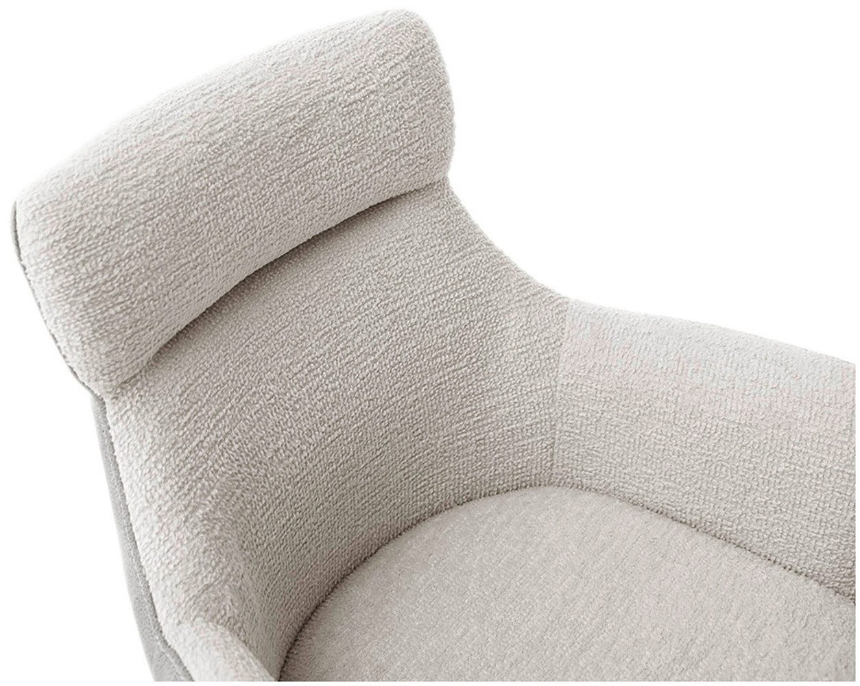 MCA furniture Eetkamerstoel (2-set), draaibaar 360°, draai- & schommelfunctie, zithoogte ca. 50 cm