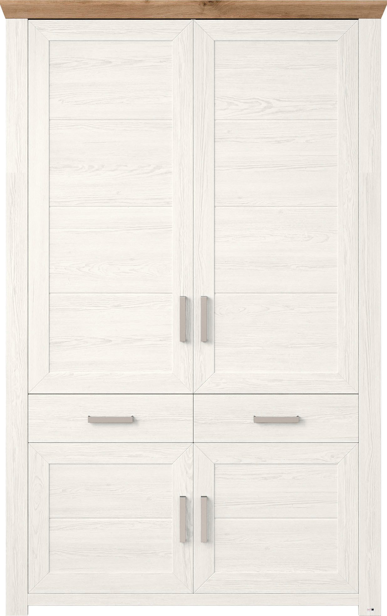 set one by Musterring Kastelement York met veel opbergruimte, verkrijgbaar in 3 kleuren, breedte 129 cm
