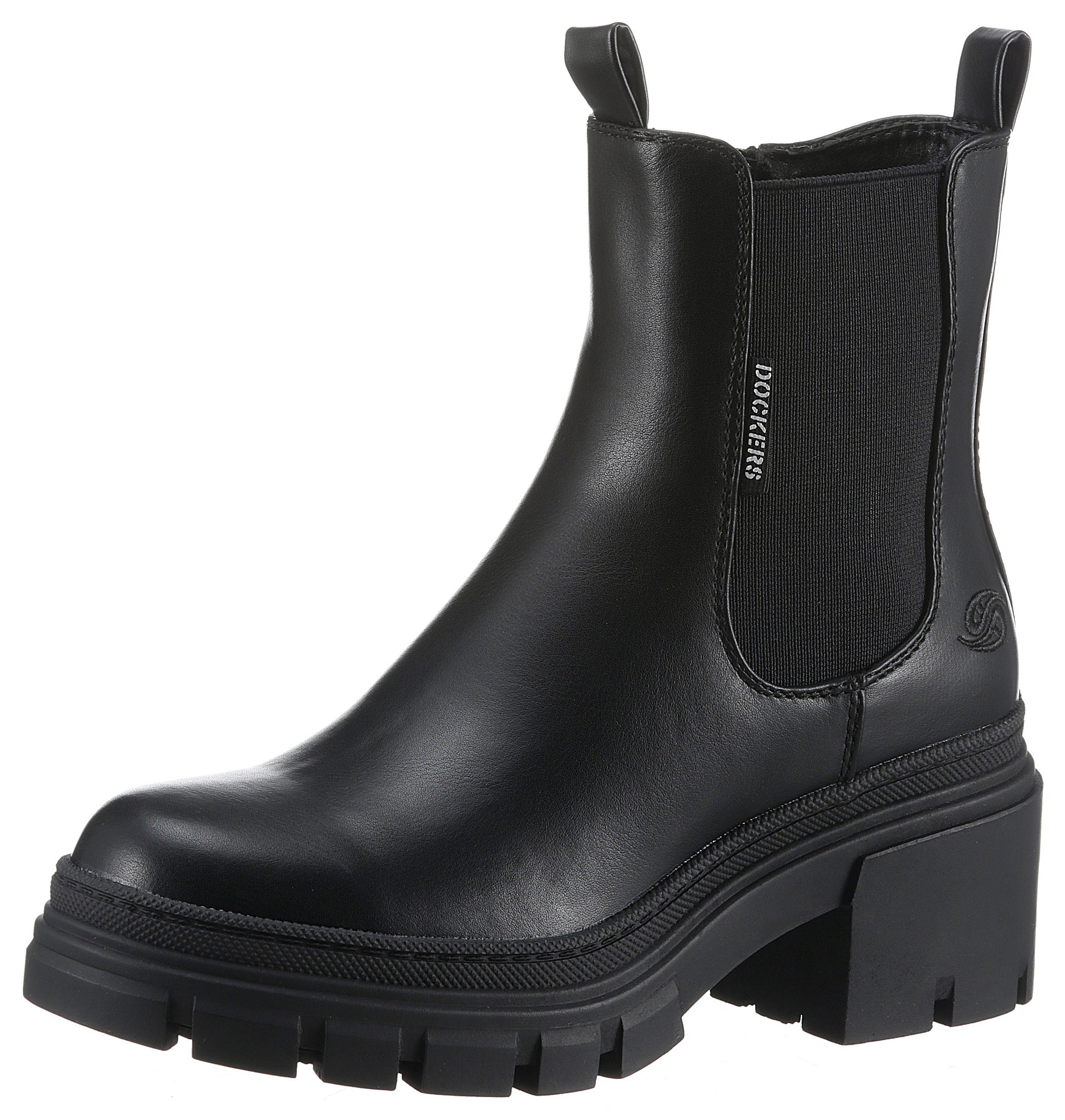 Dockers by Gerli Chelsea-boots met stretchinzet