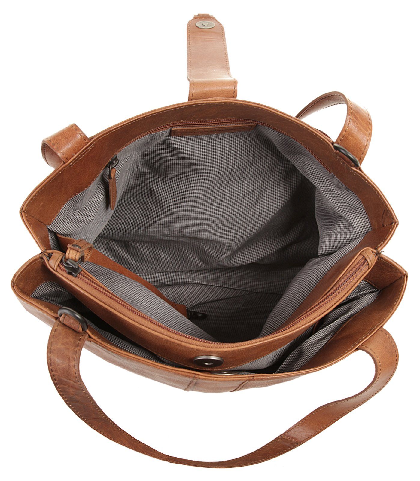 Spikes & Sparrow Shopper echt leder