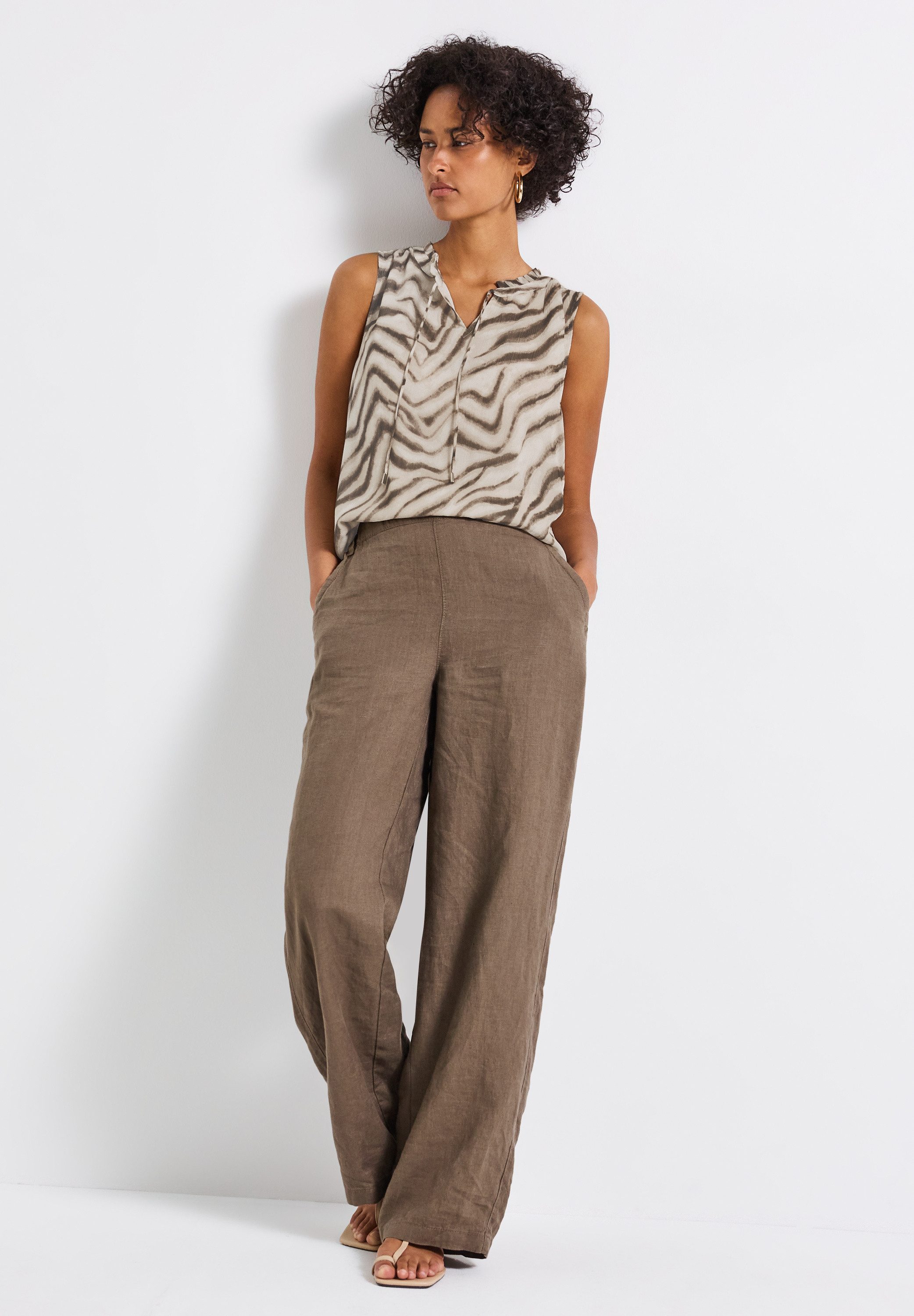 STREET ONE Top met grafische print